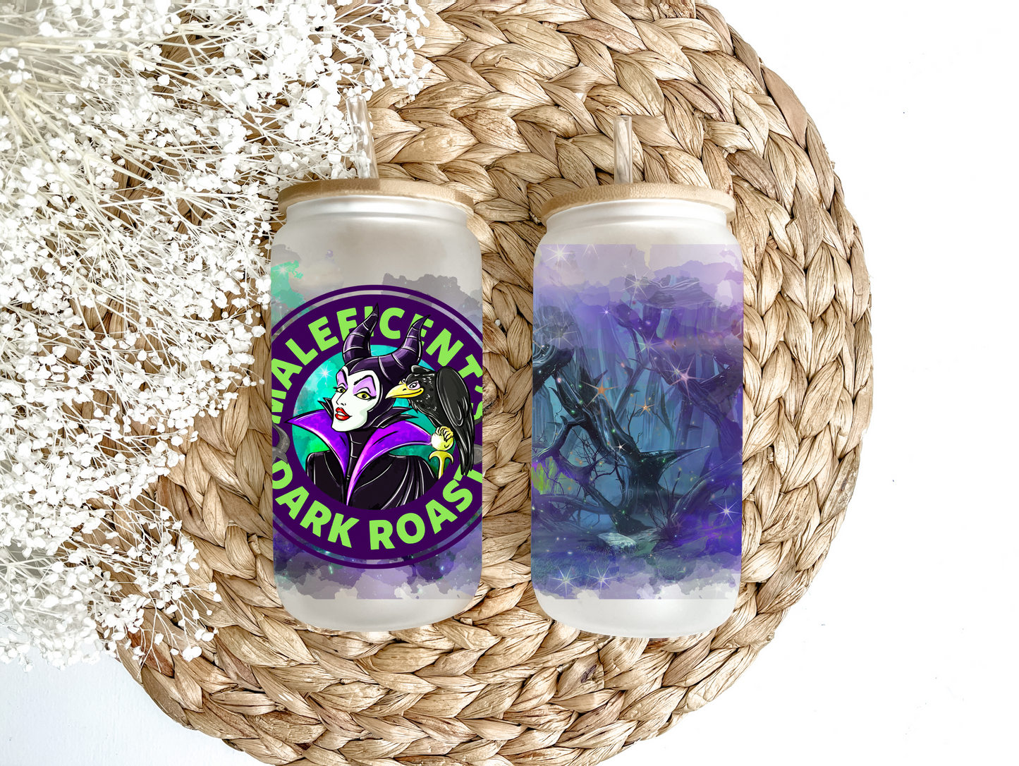 Maleficent Roast Glass Can Tumbler