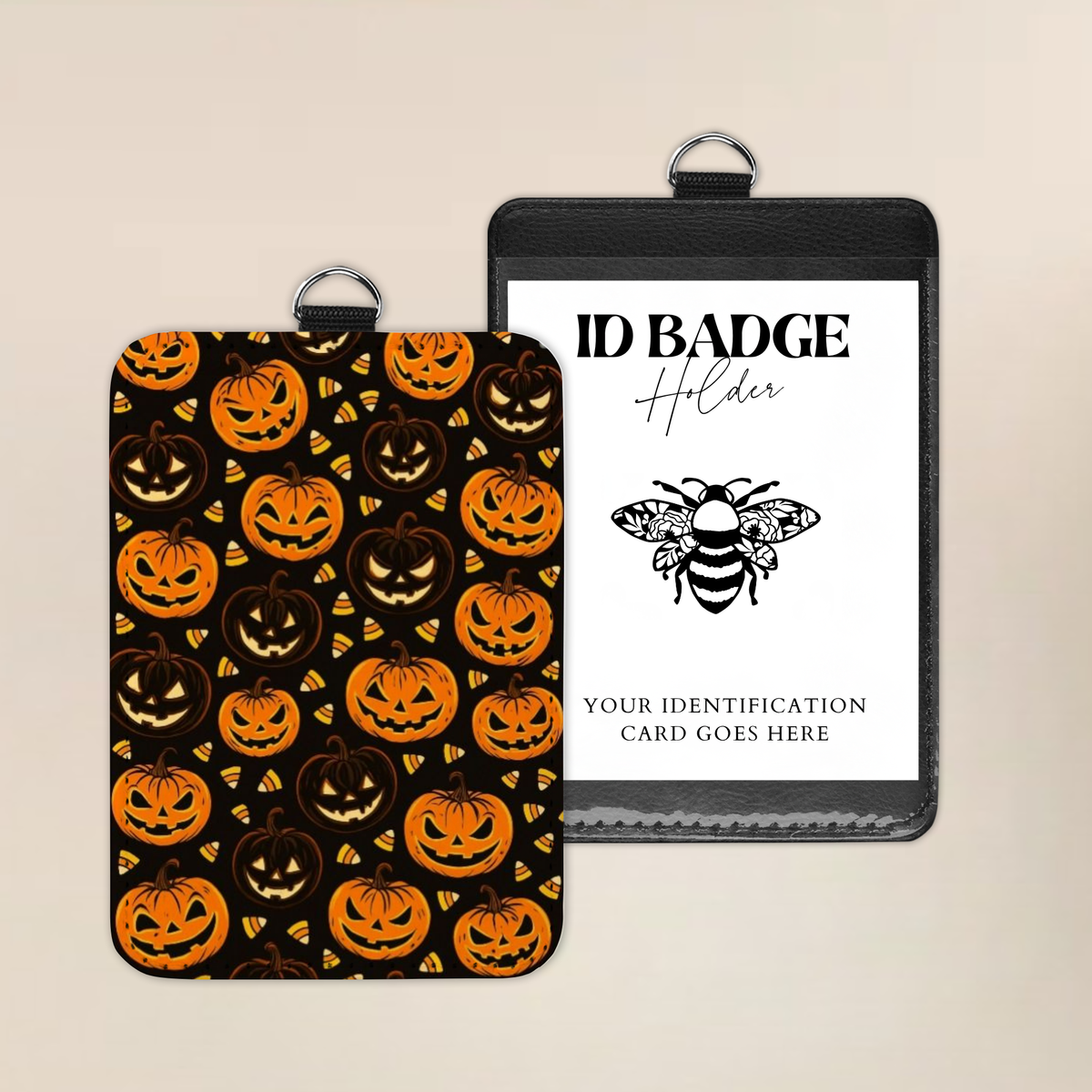 Candy Corn Chaos Badge Holder