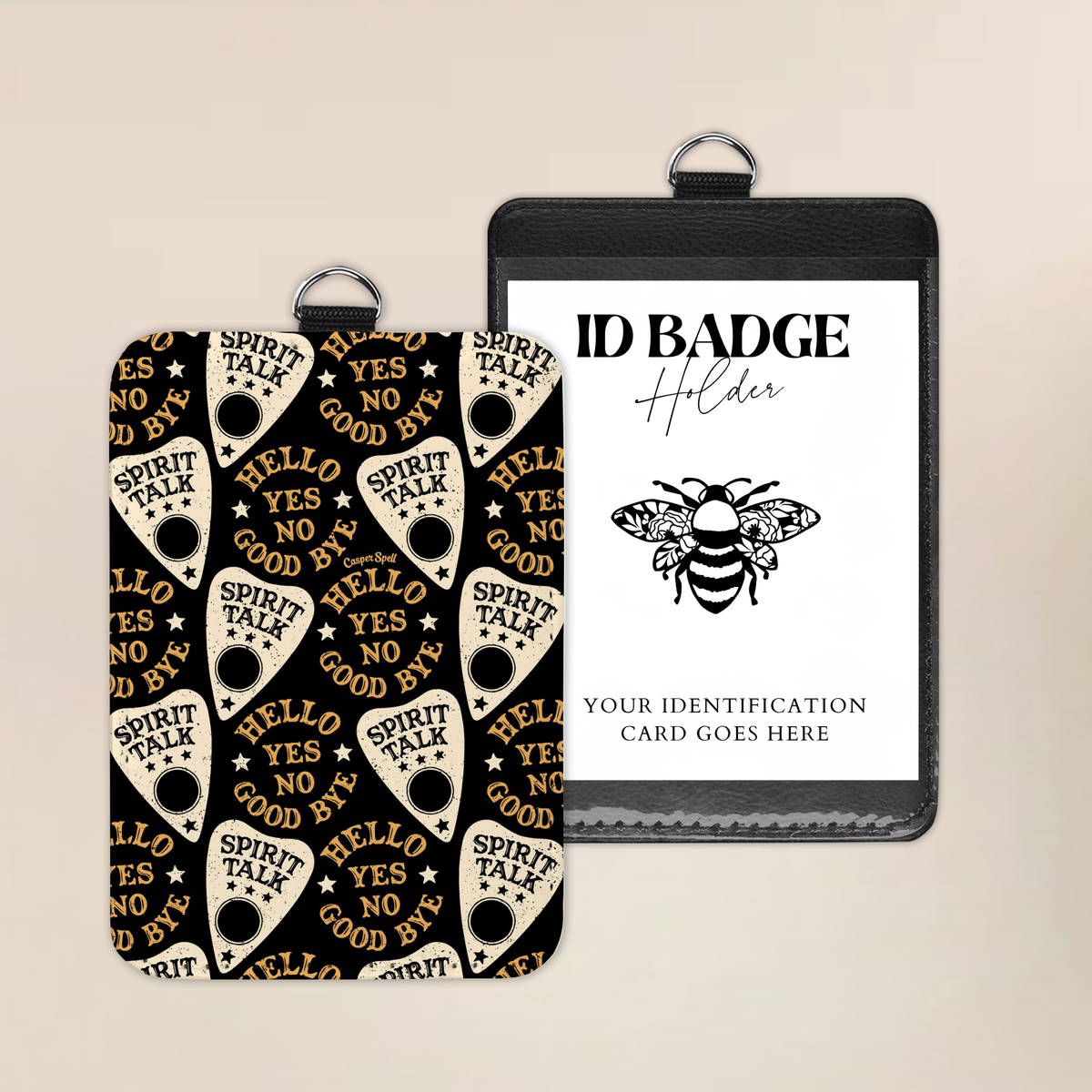 Hello From The Other Side Badge Holder