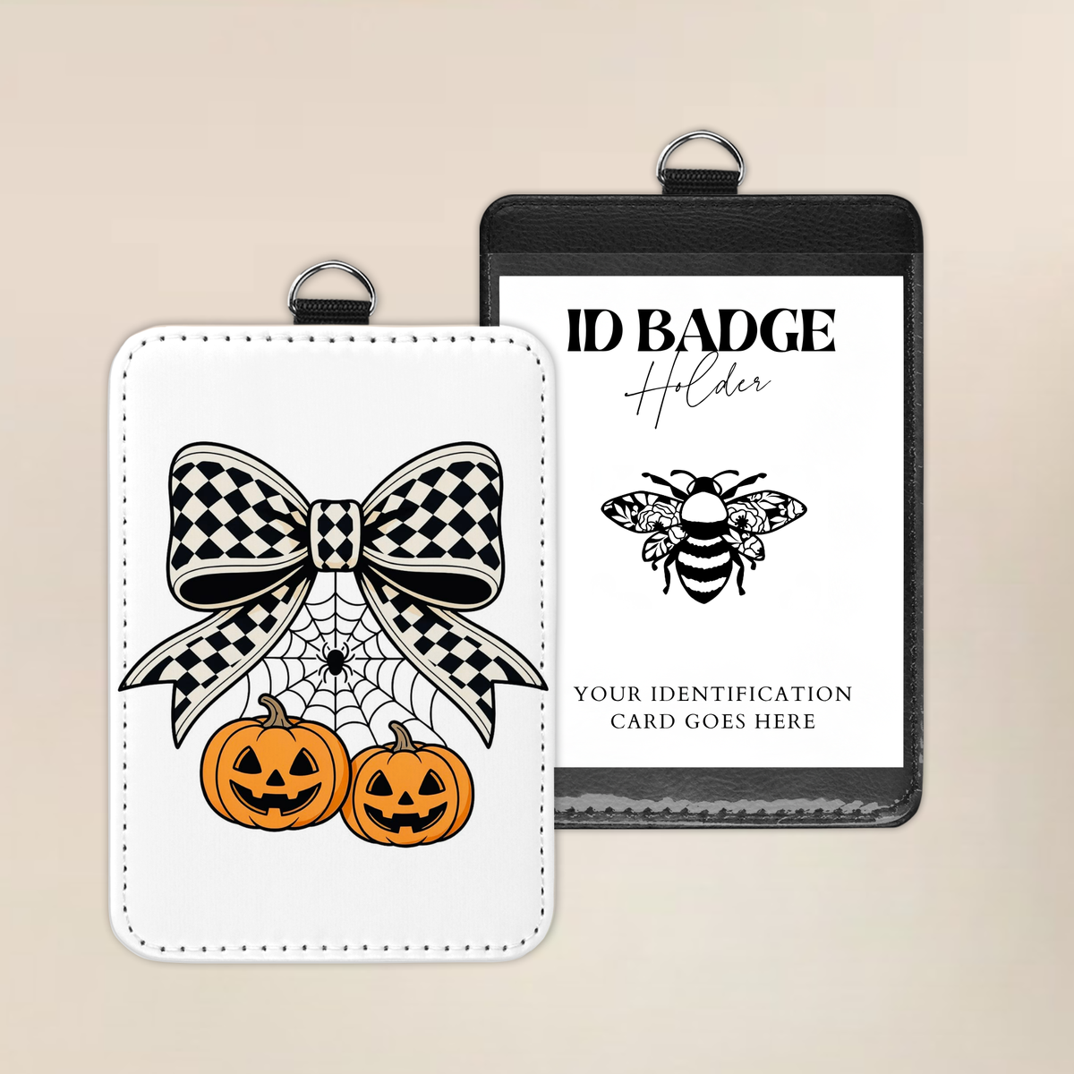 Spooky Chic Badge Holder