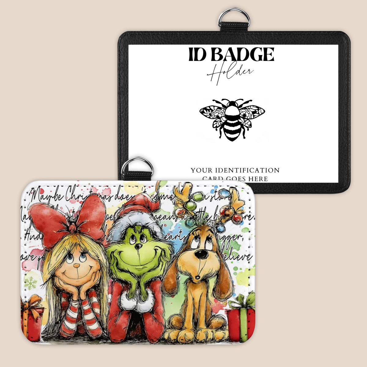Holiday Mischief Makers Badge Holder