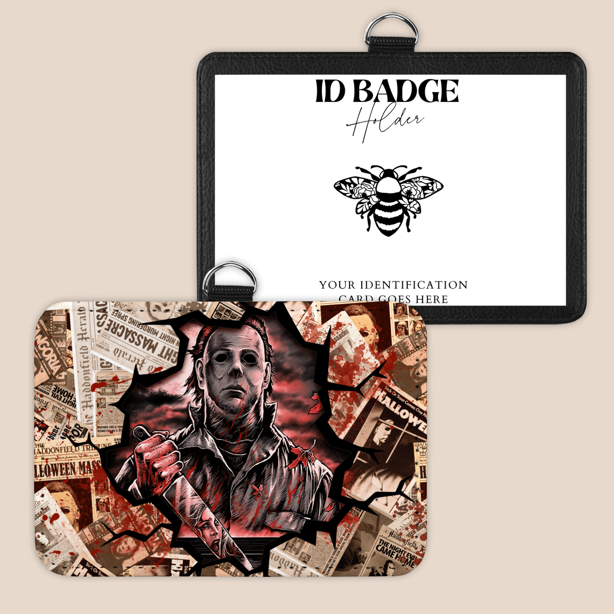 Mike Makes The Headlines Badge Holder