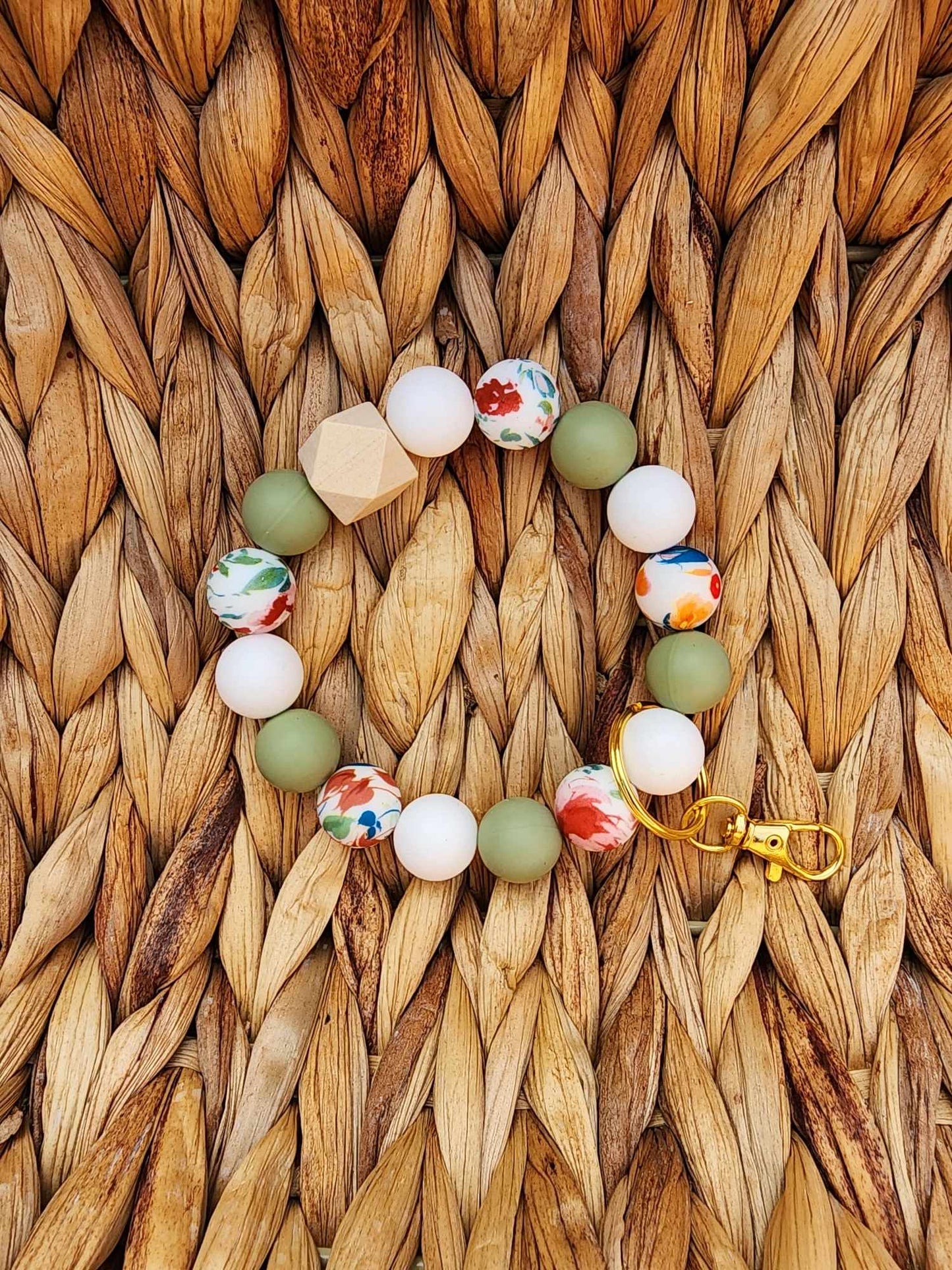 Autumn Bouquet Silicone Bead Wristlet