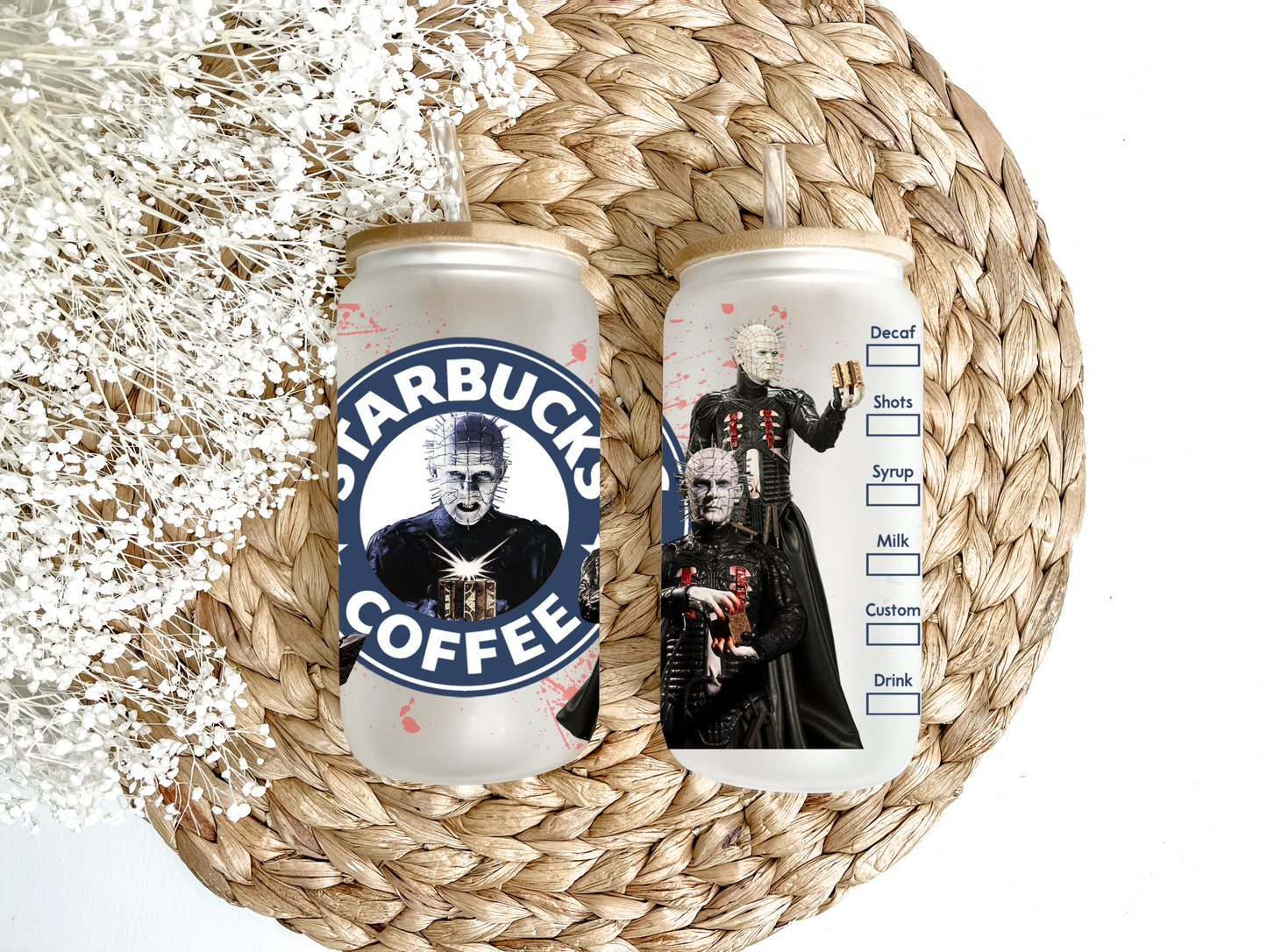 Pinhead Glass Can Tumbler