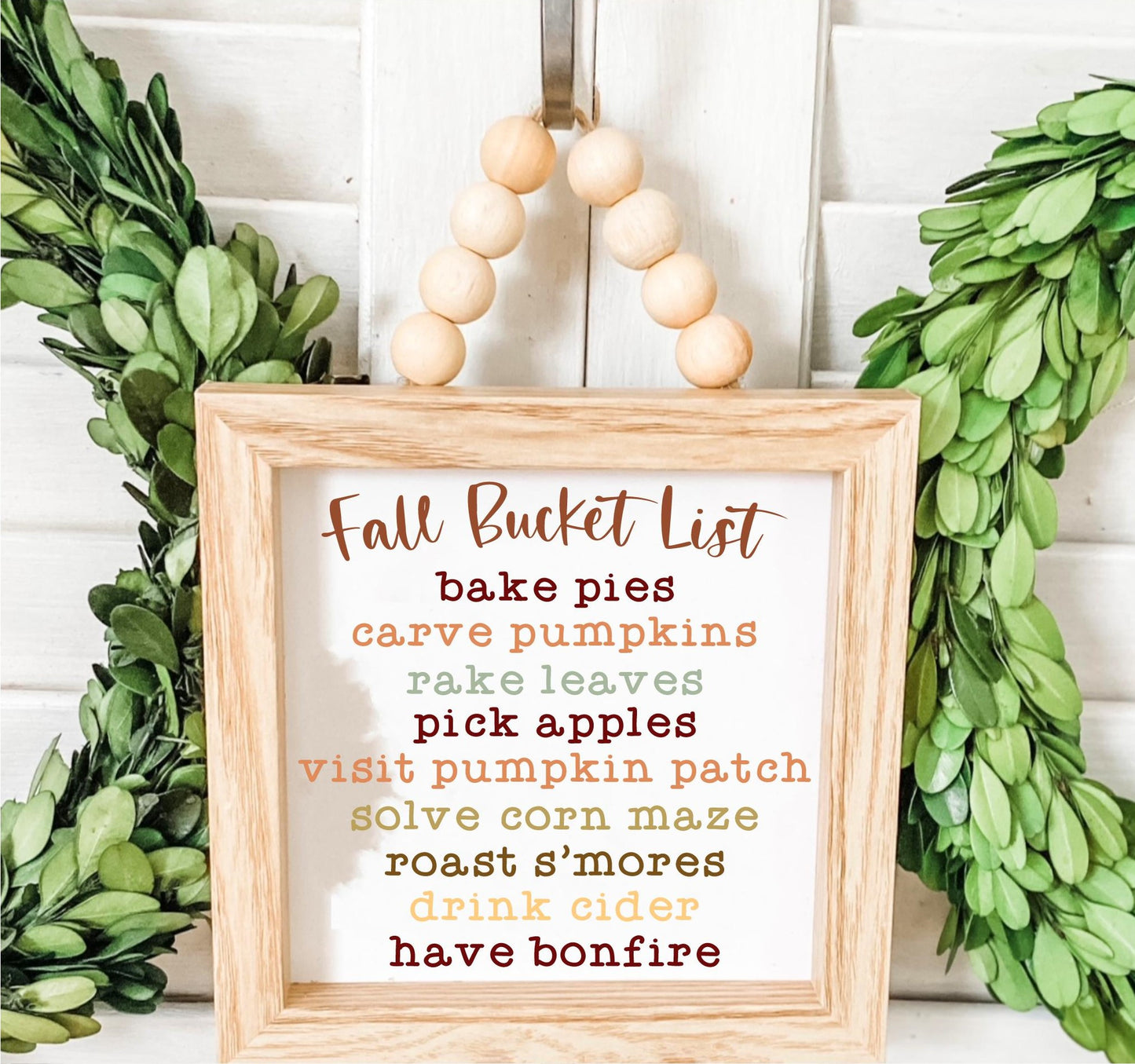 Fall Bucket List