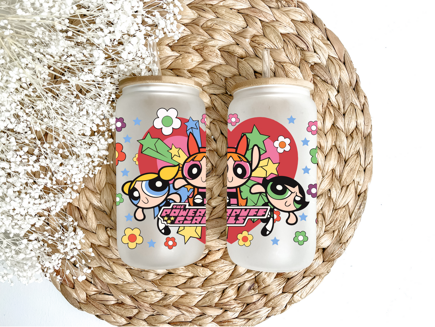 Puffs Of Power Glass Can Tumbler