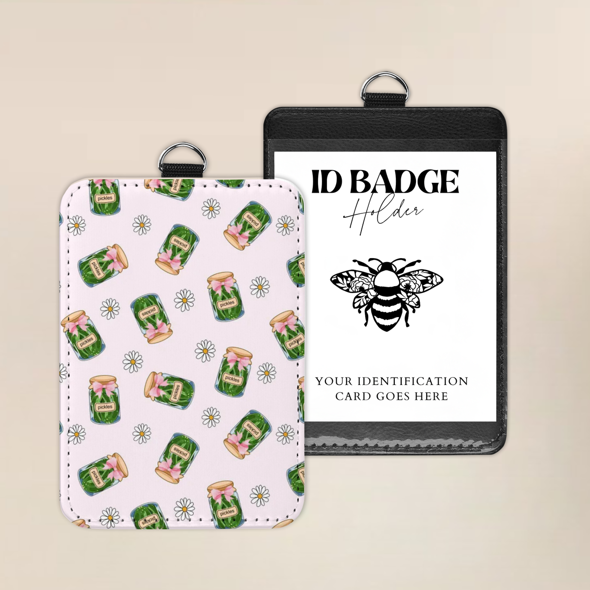 Just A Girly Dill Badge Holder
