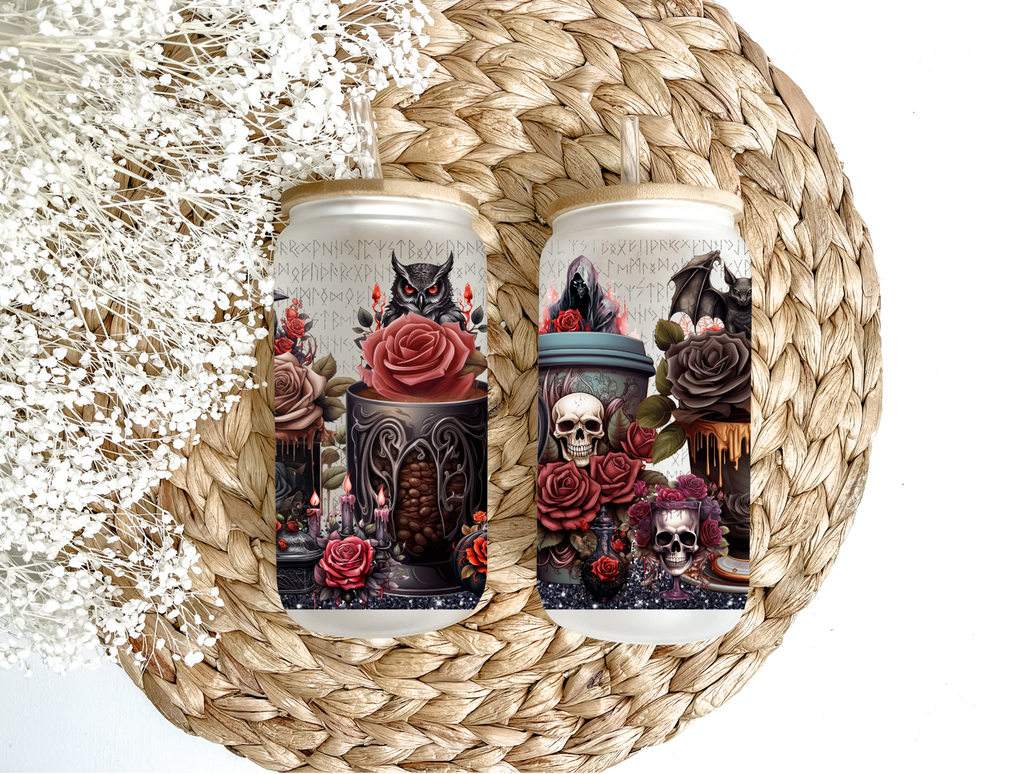 Evil Spirits Glass Can Tumbler