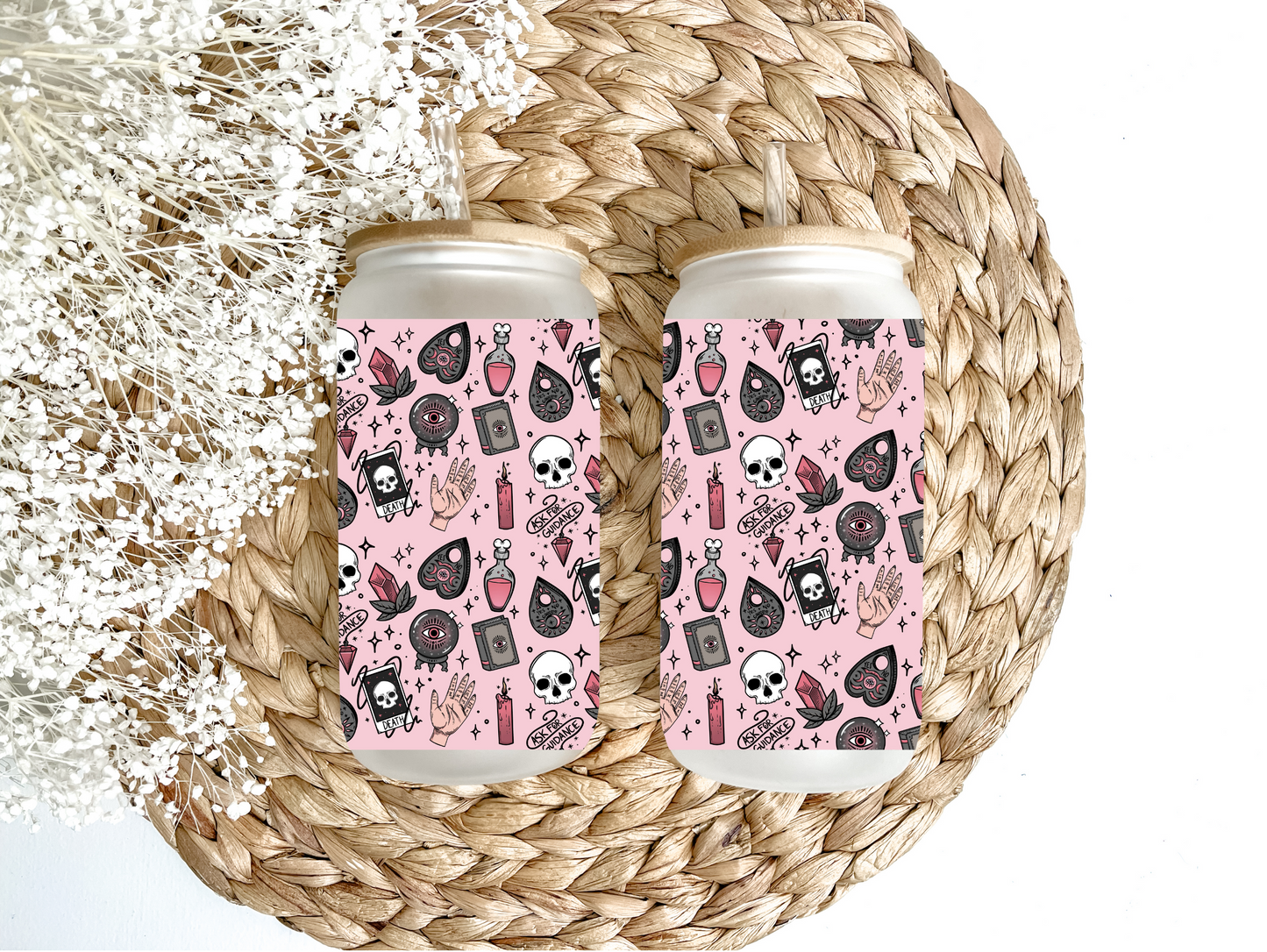 Talking To The Other Side Glass Can Tumbler