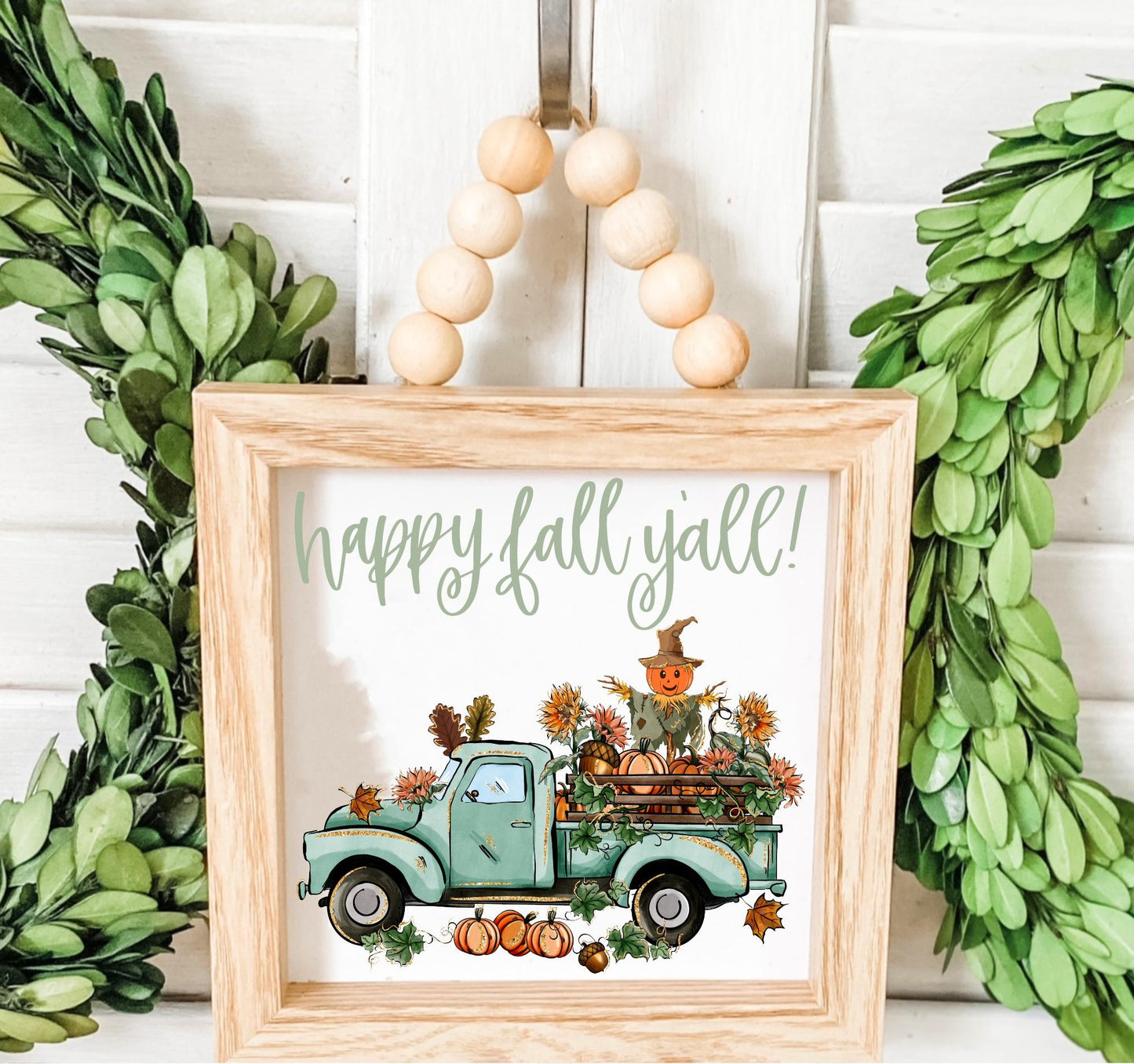 Happy Fall Y'all (Vintage Truck)