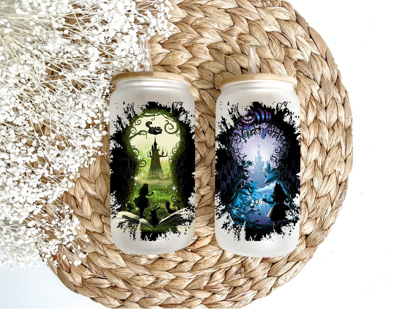 A Peak Into The Woods Glass Can Tumbler