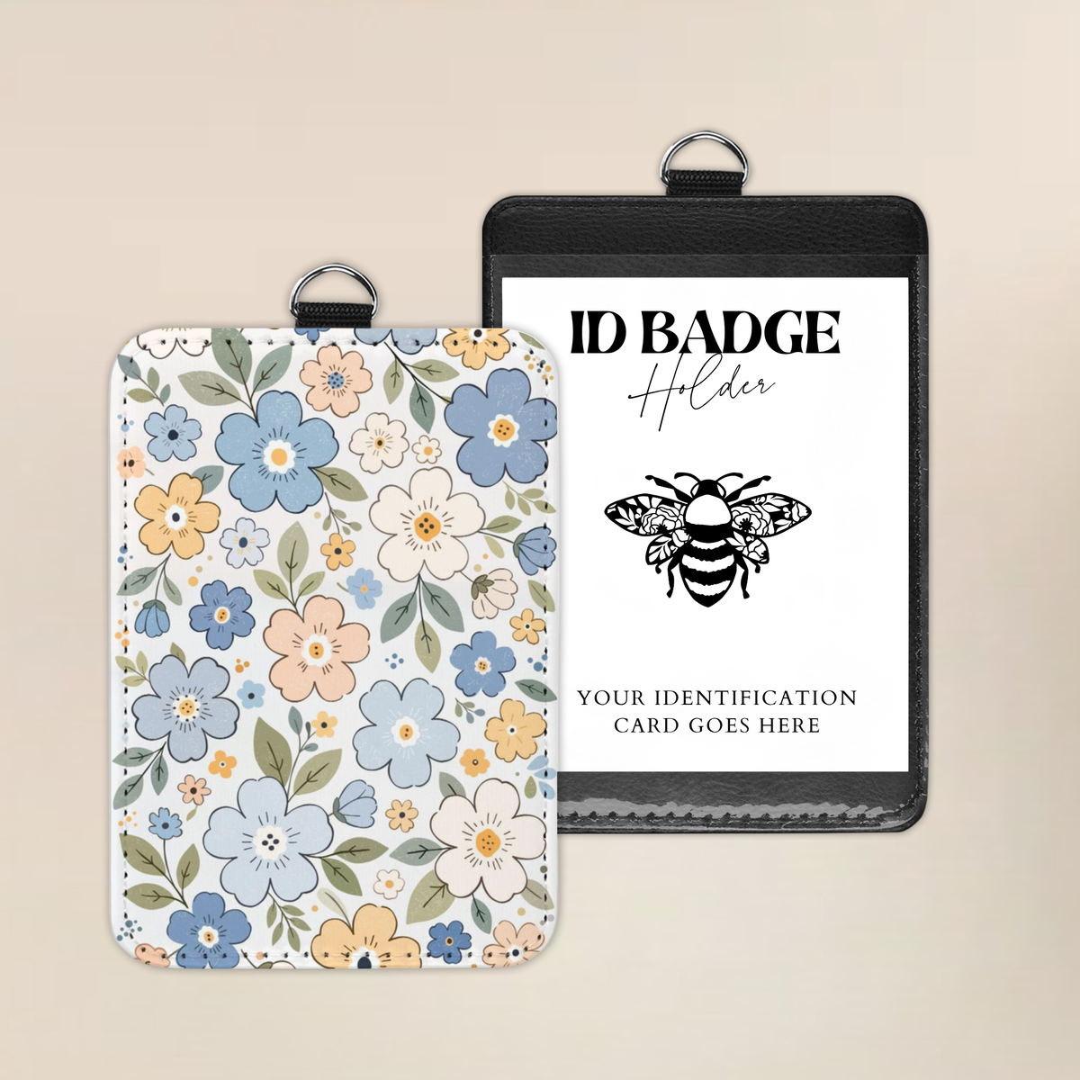 Whispers of Spring Badge Holder