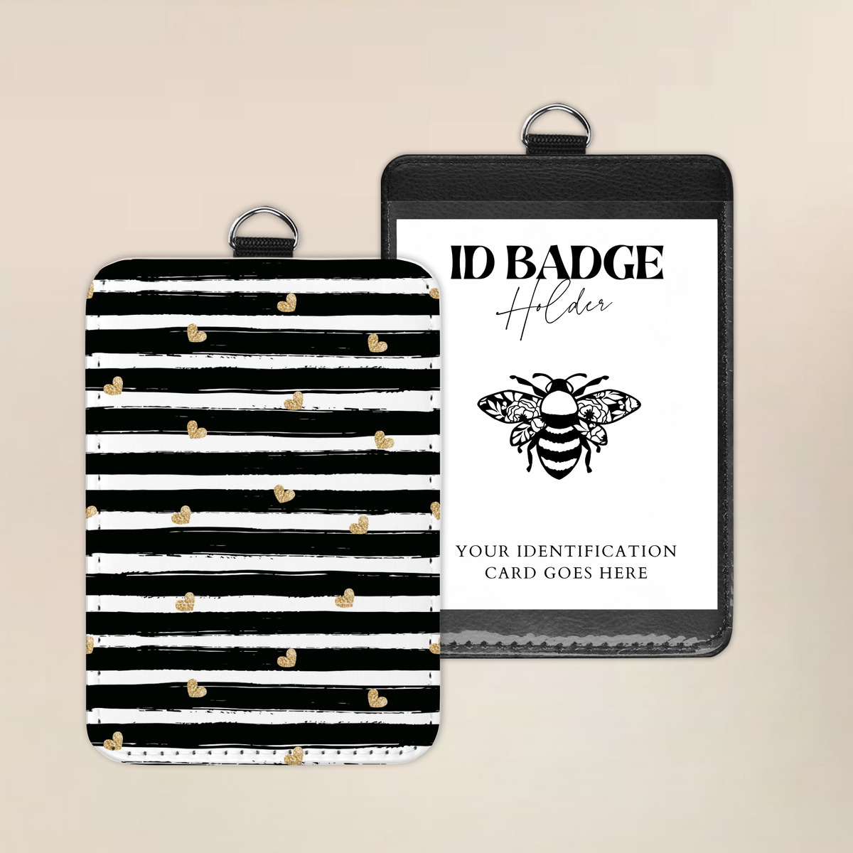 Heart of Glam Badge Holder