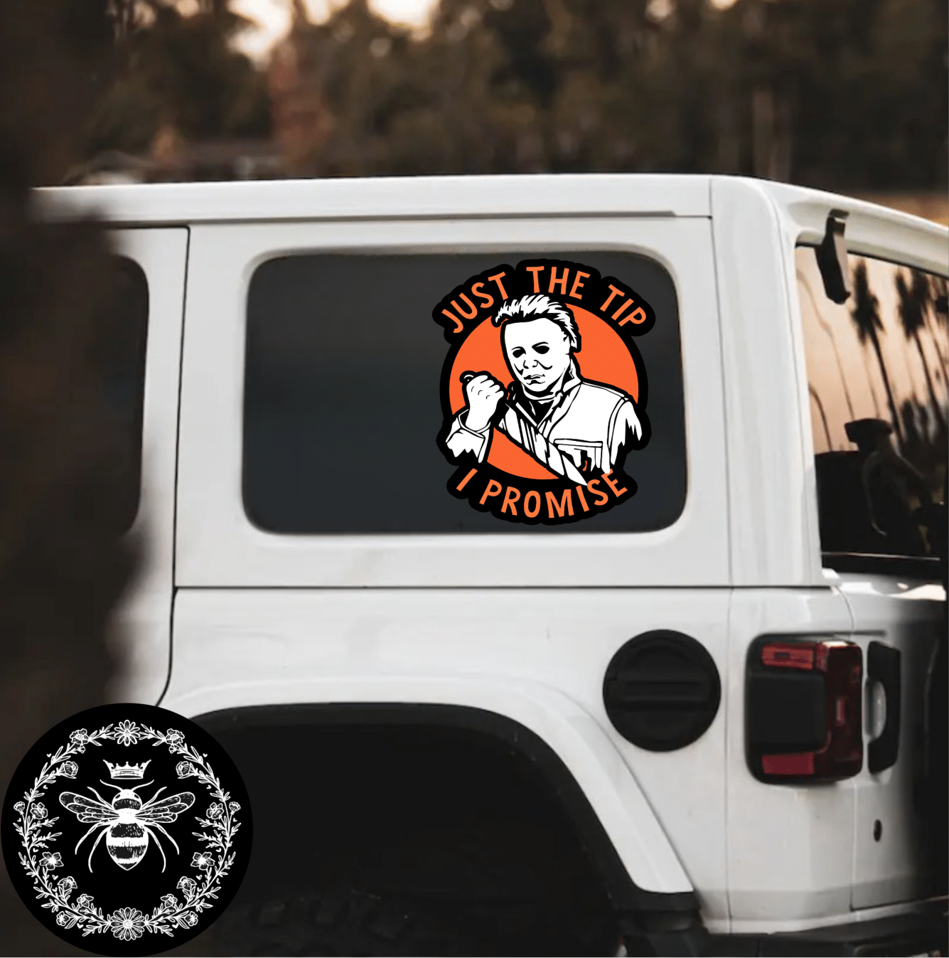 "Just The Tip" Decal