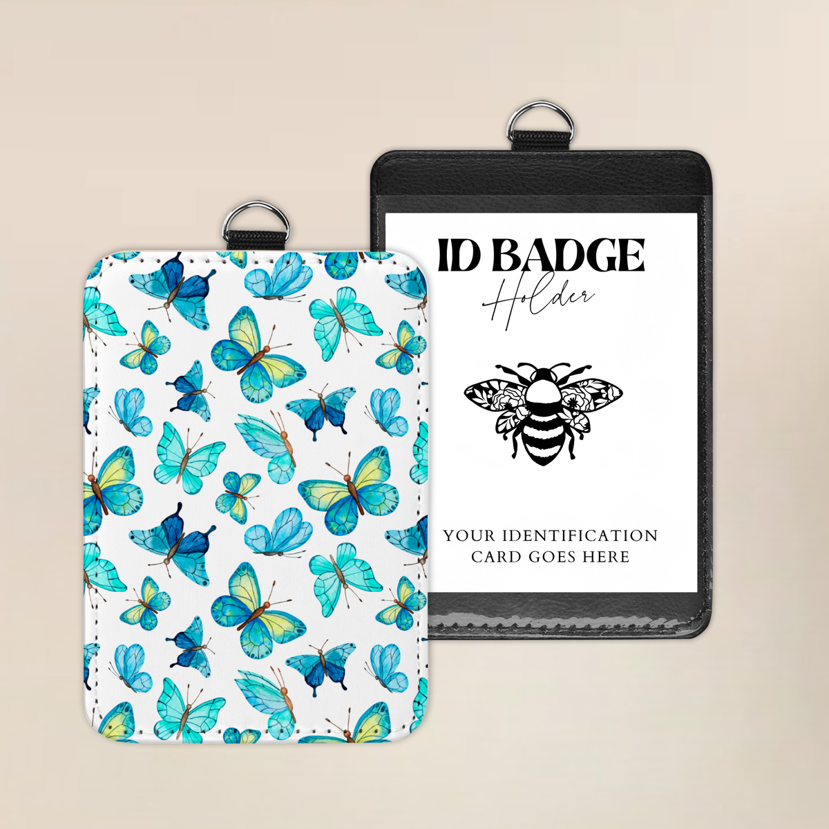 Fluttering In Blue Badge Holder