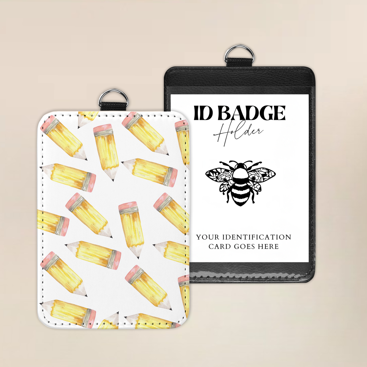 Write On Badge Holder