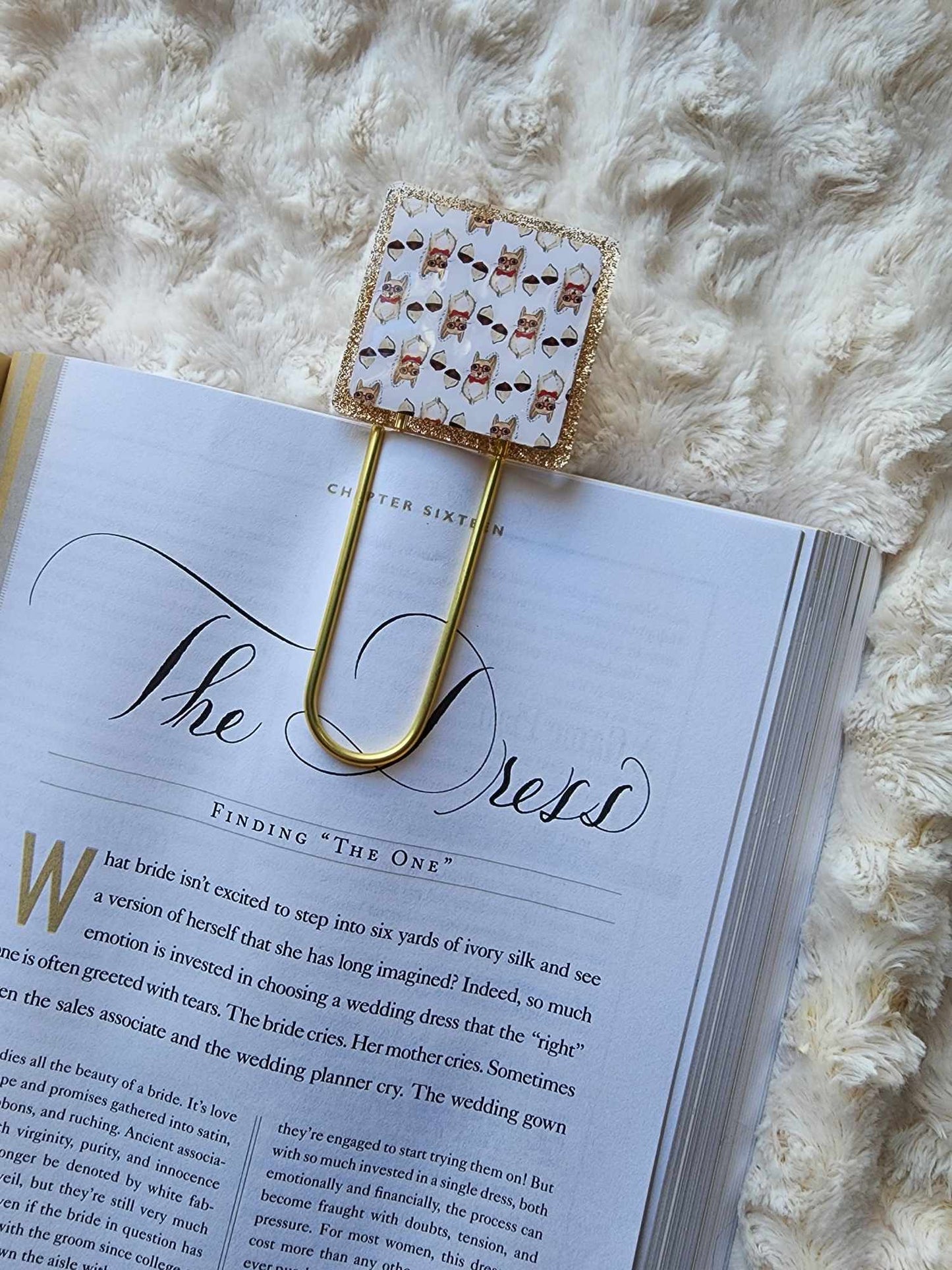 The Reading Squirrel Jumbo Clip