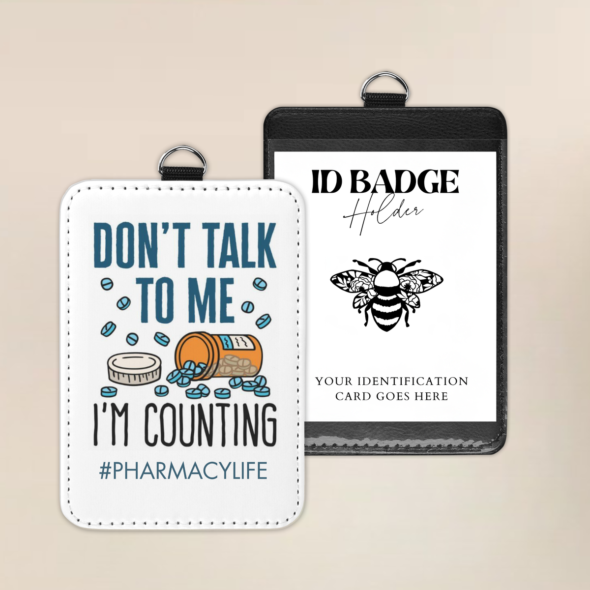 Unfiltered Pharmacy Life Badge Holder