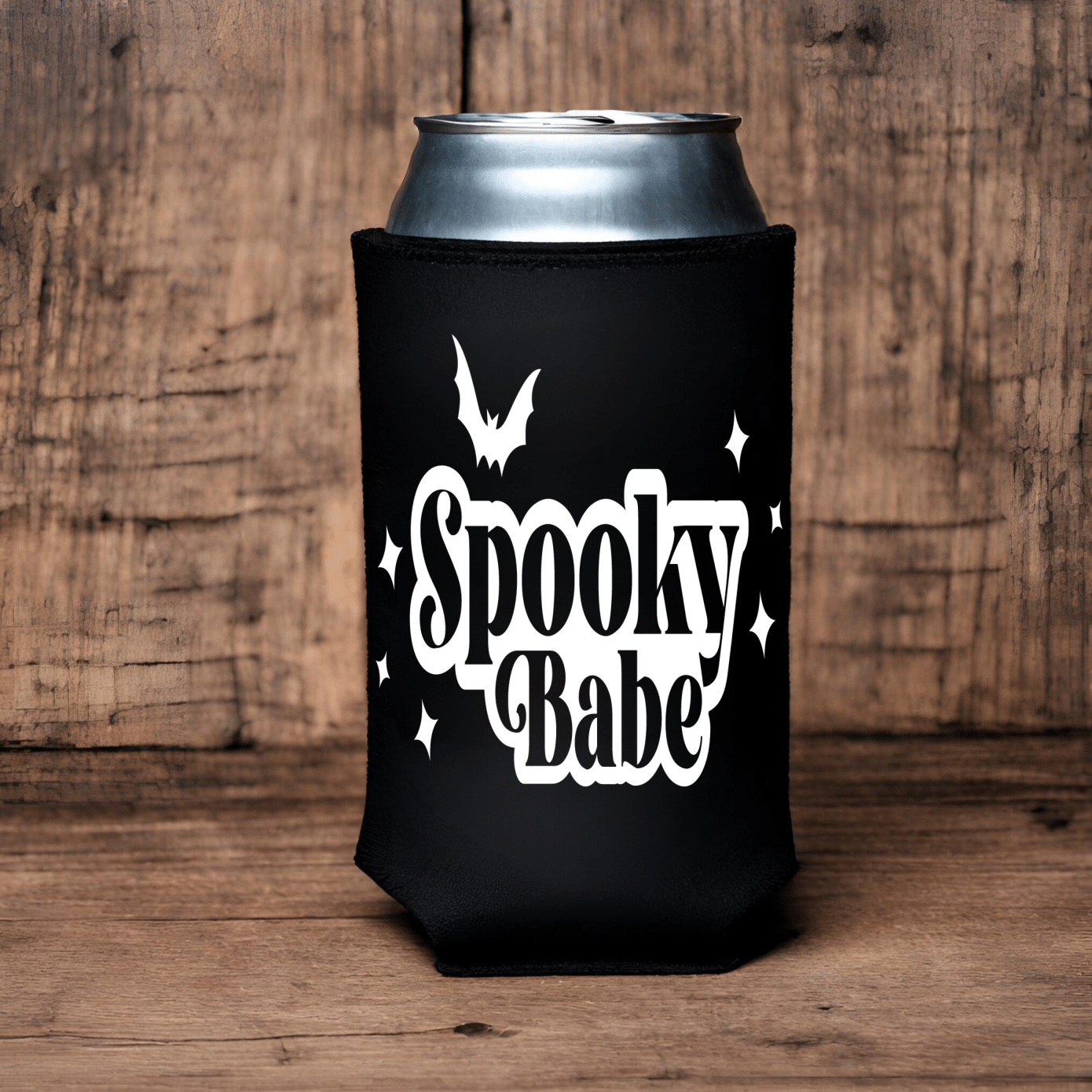 "Spooky Babe" Can Koozie