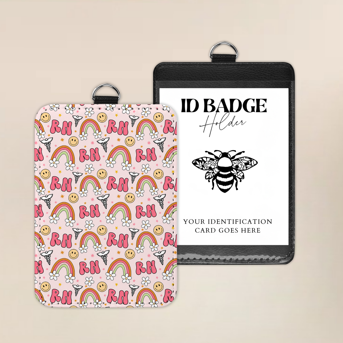 RN Rainbows Badge Holder