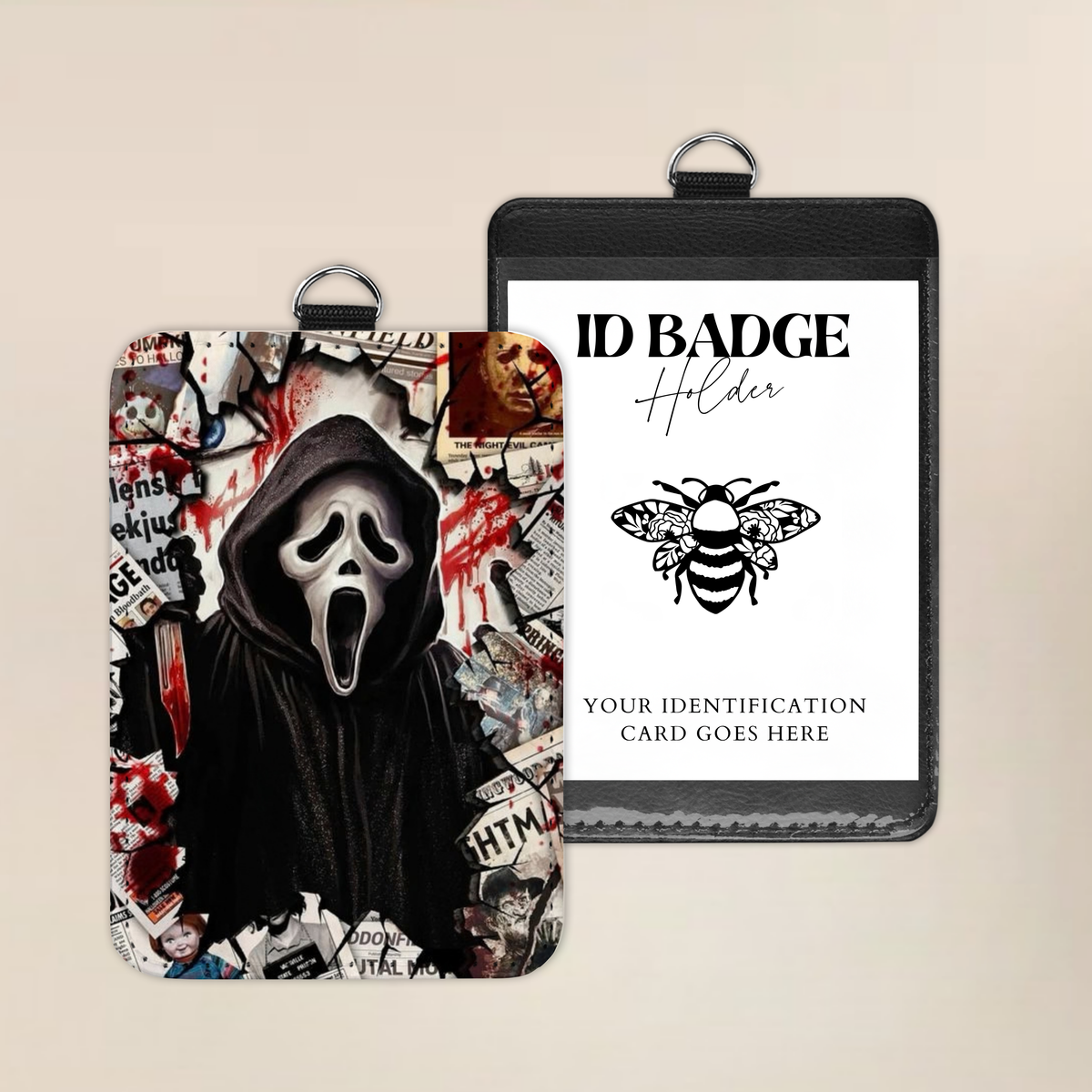 The Scream Scene Badge Holder