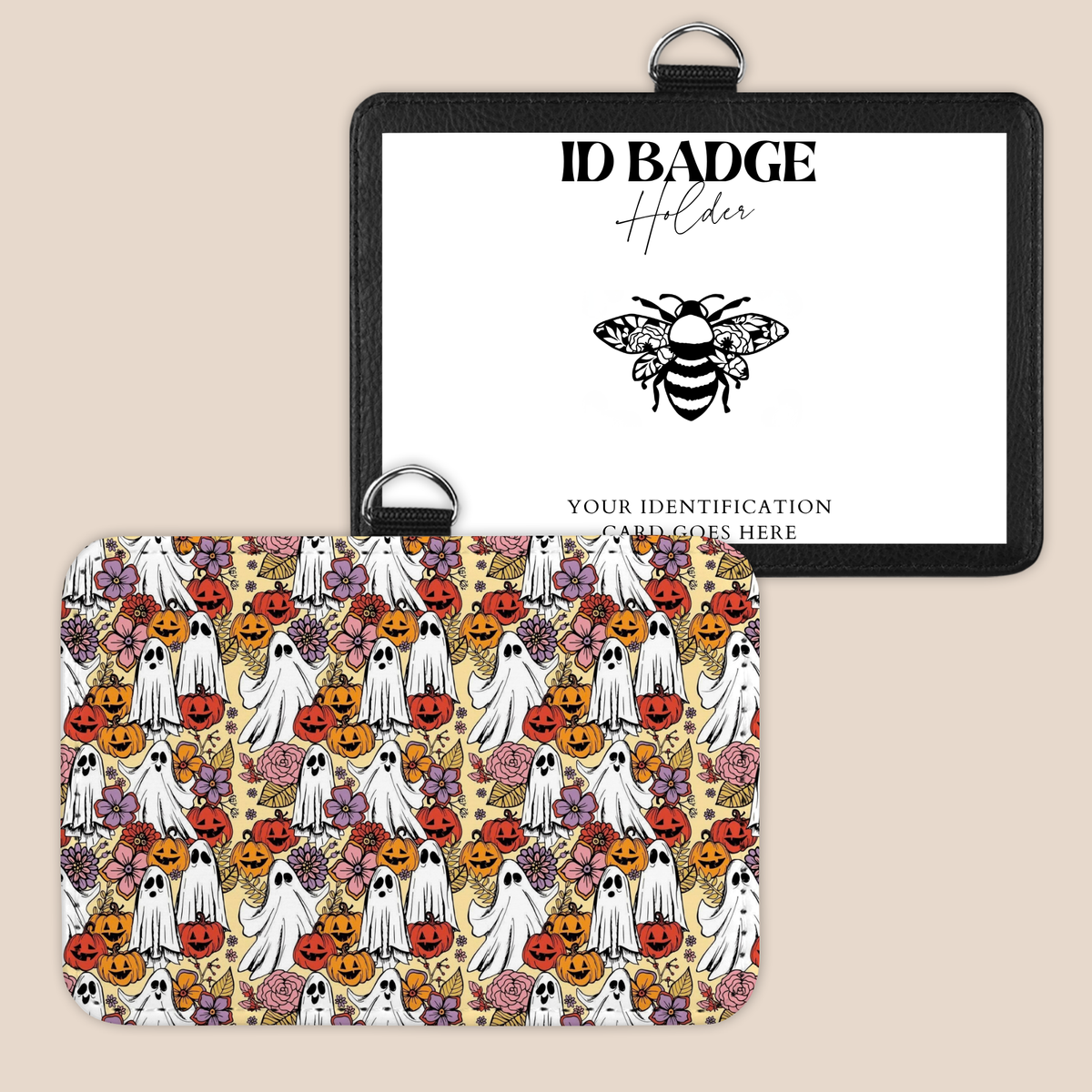 Haunted Flower Fields Badger Holder