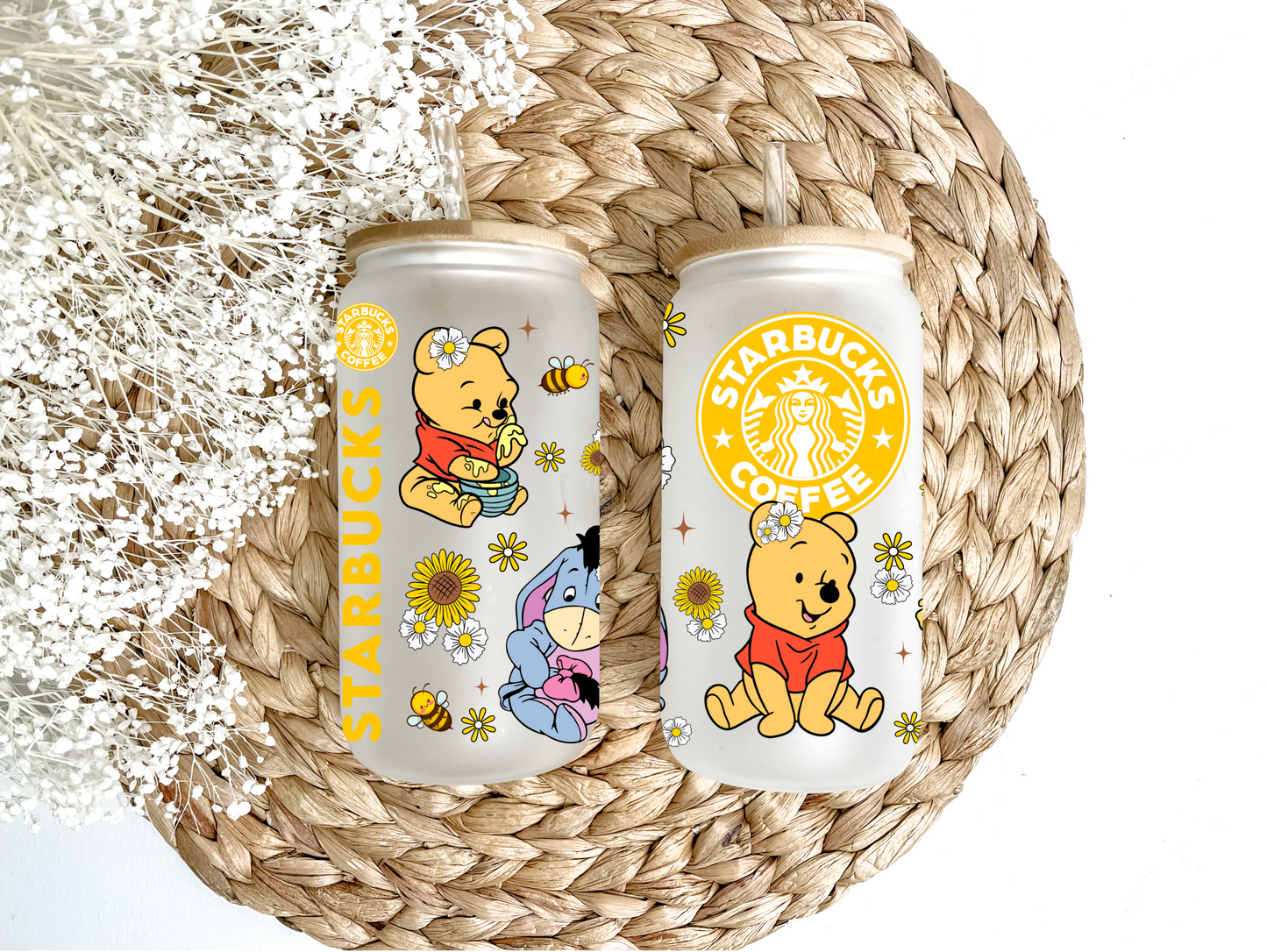 Sweet As Honey Glass Can Tumbler