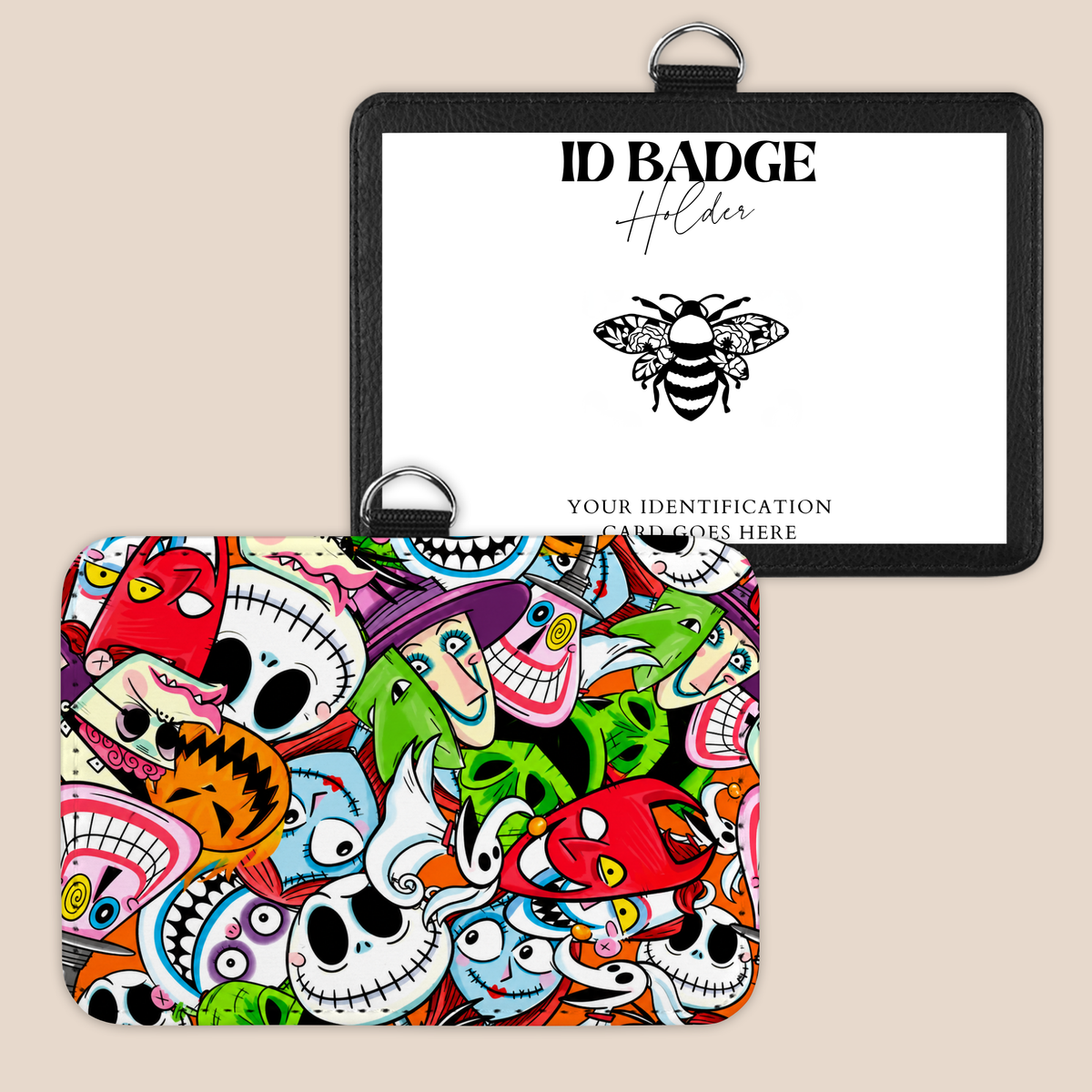Simply Meant To Be Spooky Badge Holder