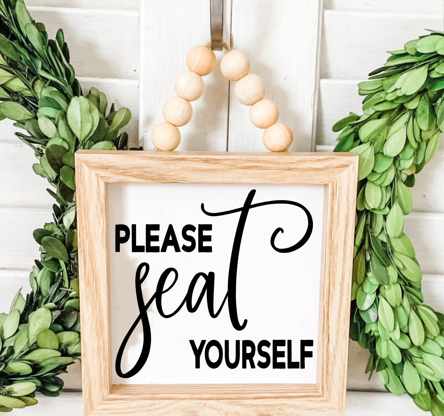 Please Seat Yourself