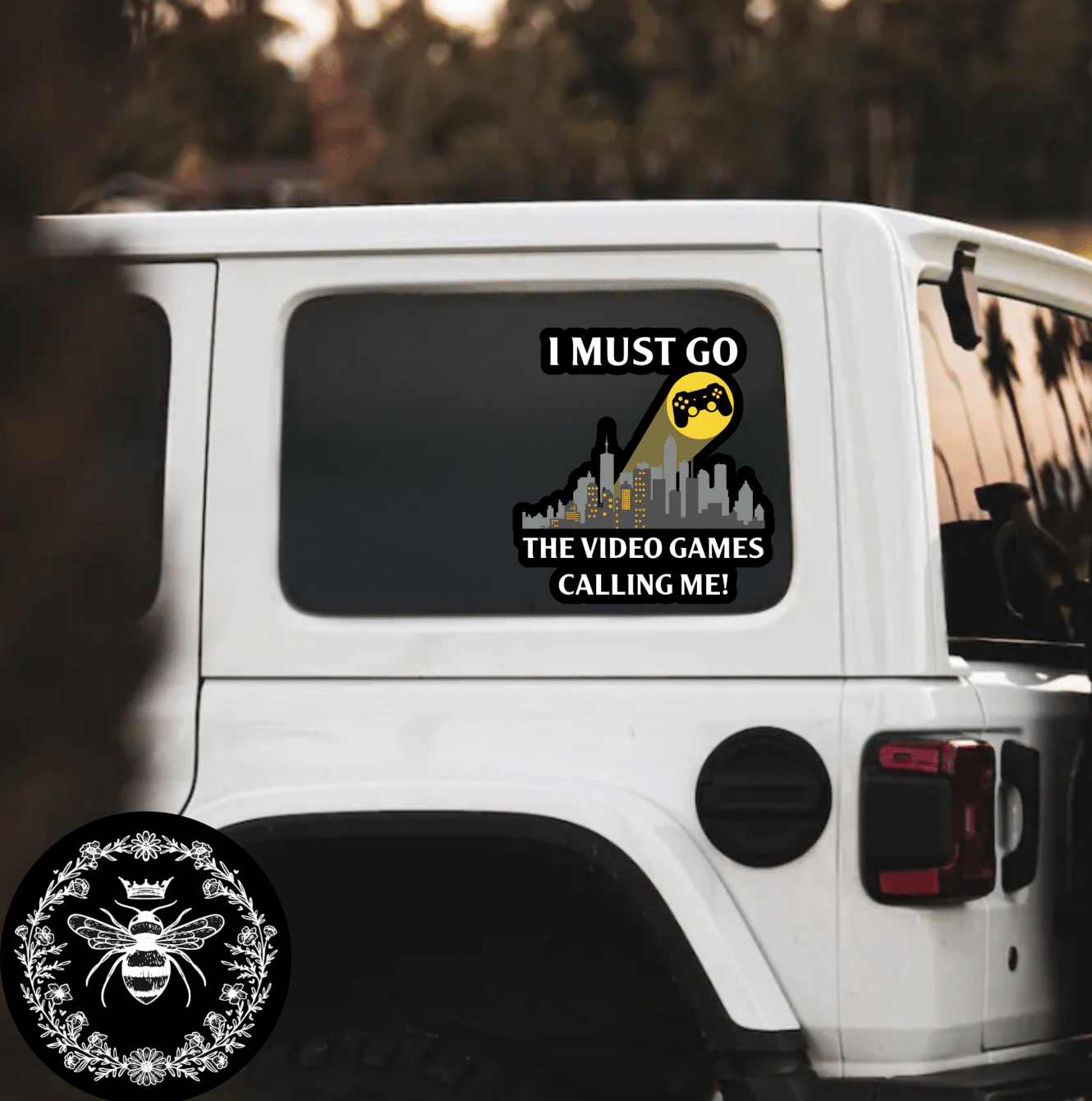"Video Games Are Calling" Decal