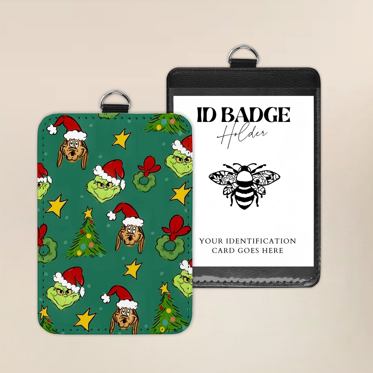 Maxed Out On Christmas Cheer Badge Holder