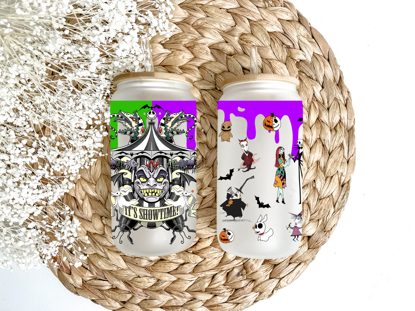 "A Sandworm's Nightmare" Glass Can Tumbler