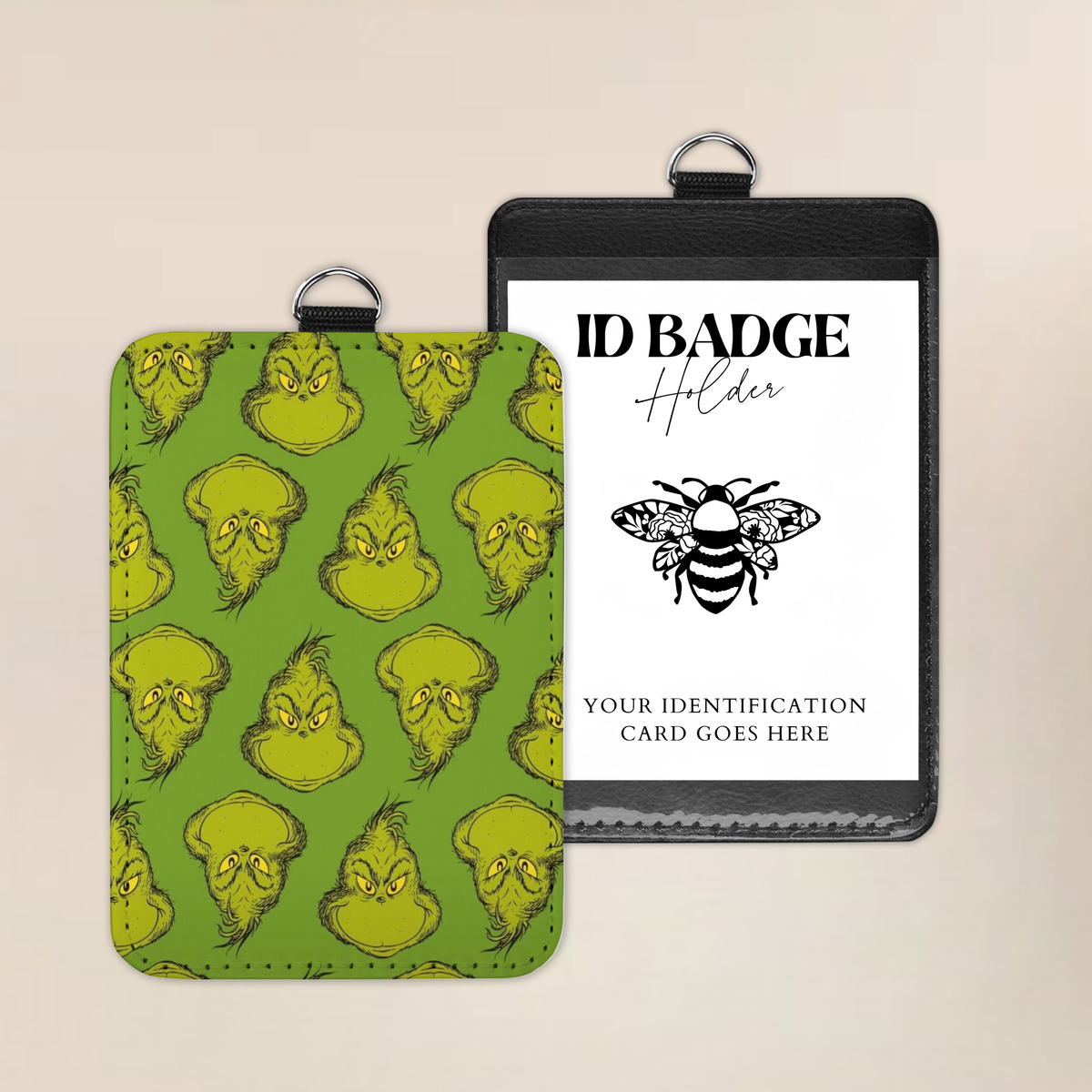 Green & Mean Badge Holder