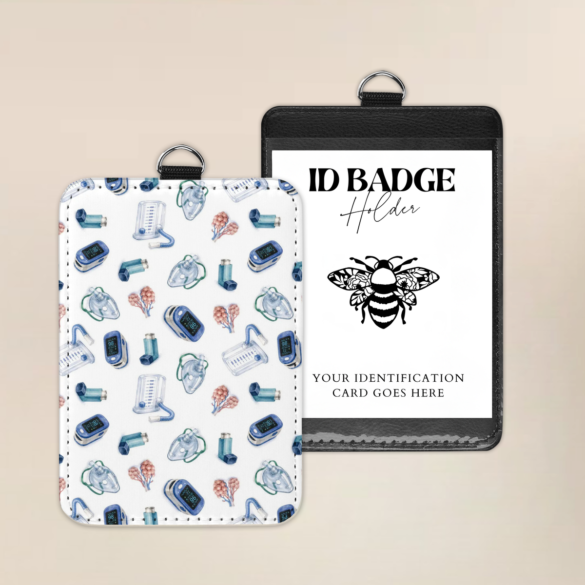 Respiratory Rockstar Badge Holder