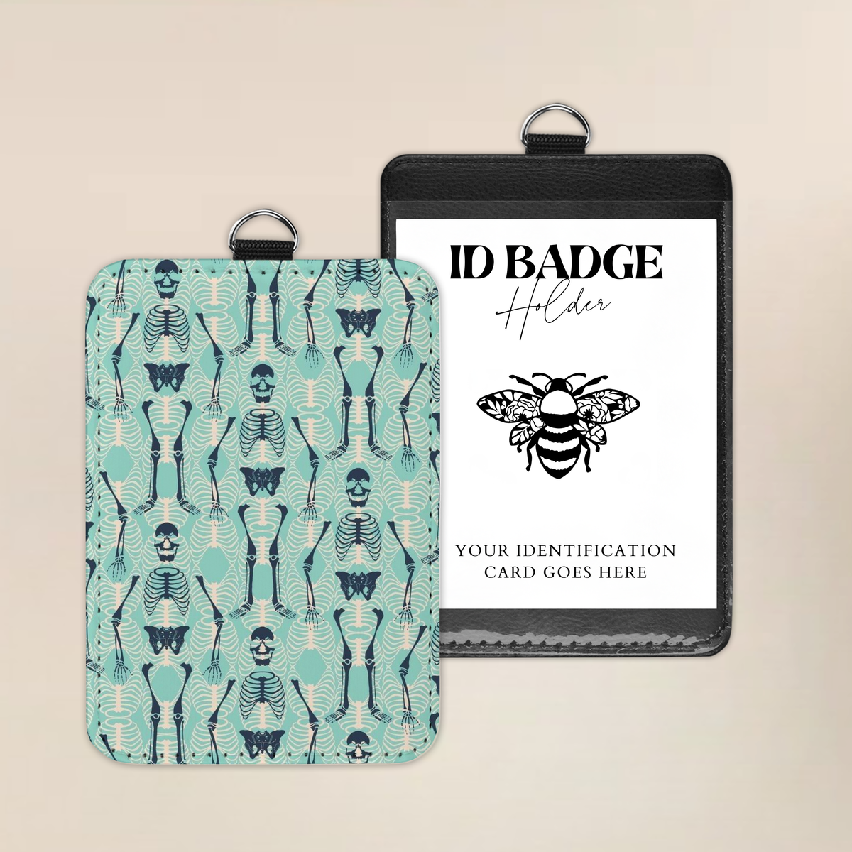 No Bones About It Badge Holder