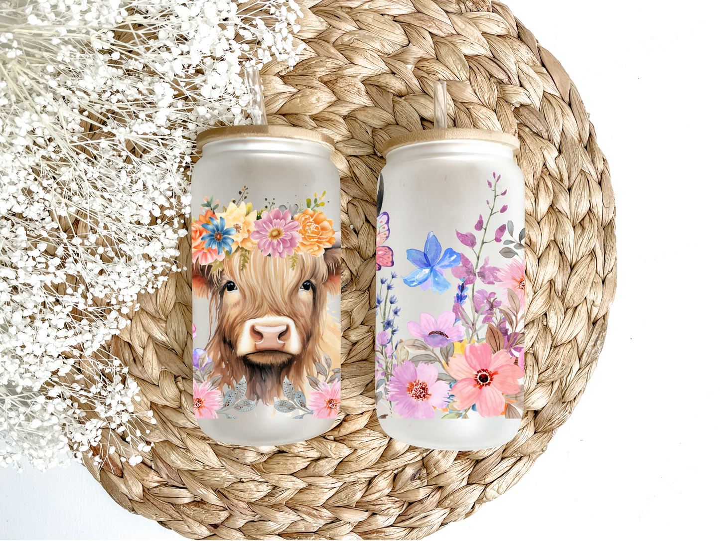 Pink Highland Cow Fields