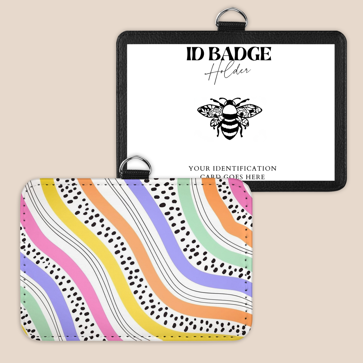 Happie Hippie Badge Holder