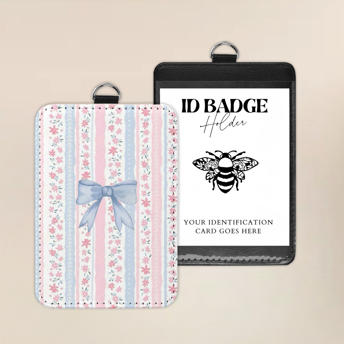 A Bow of Happiness Badge Holder