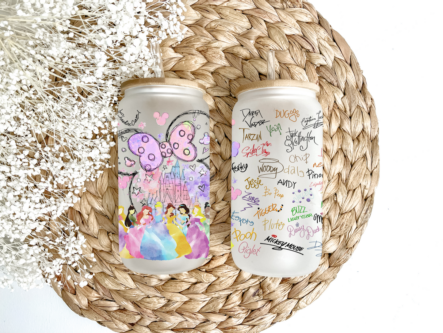 The Princess Party Glass Can Tumbler