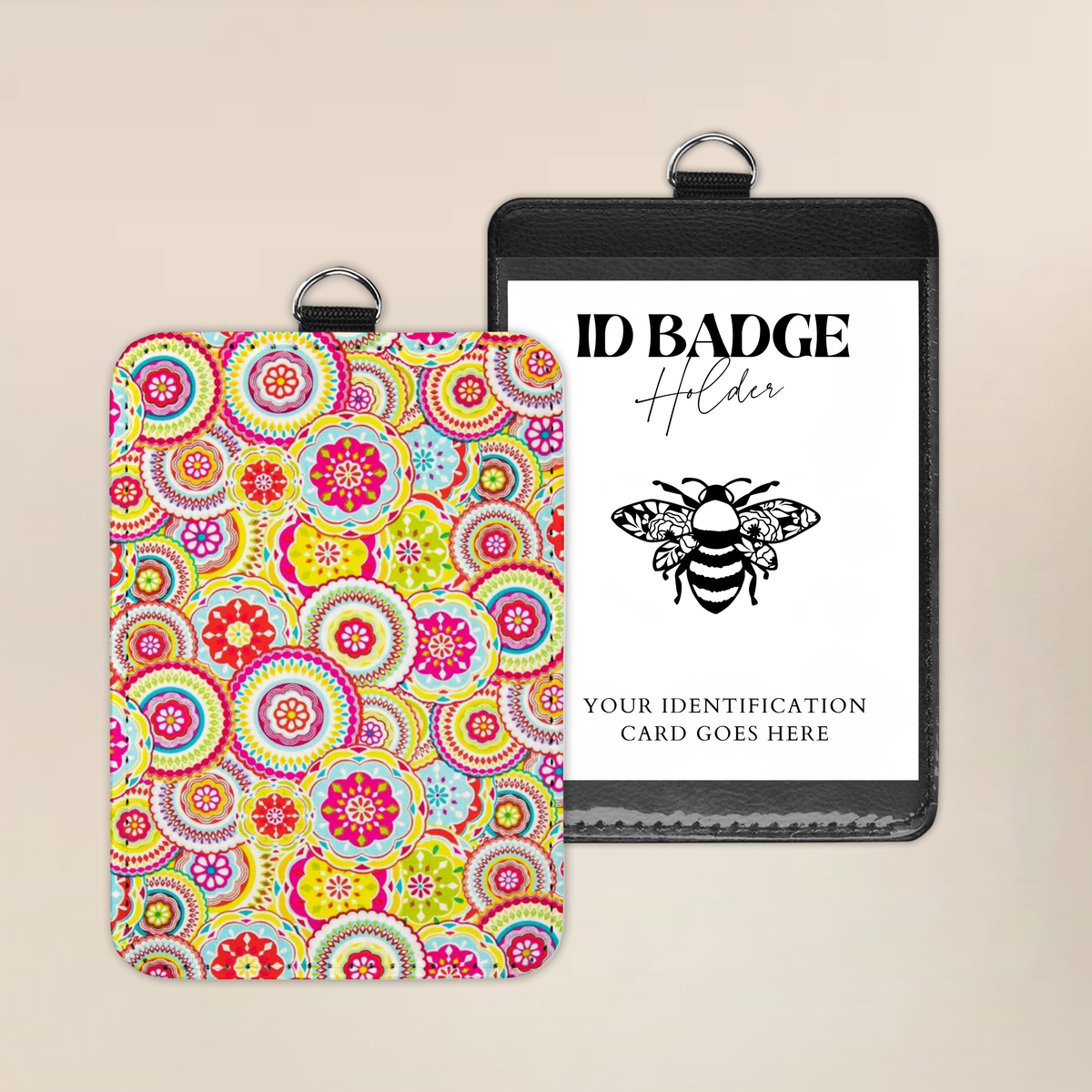 Mandala Magic Badge Holder