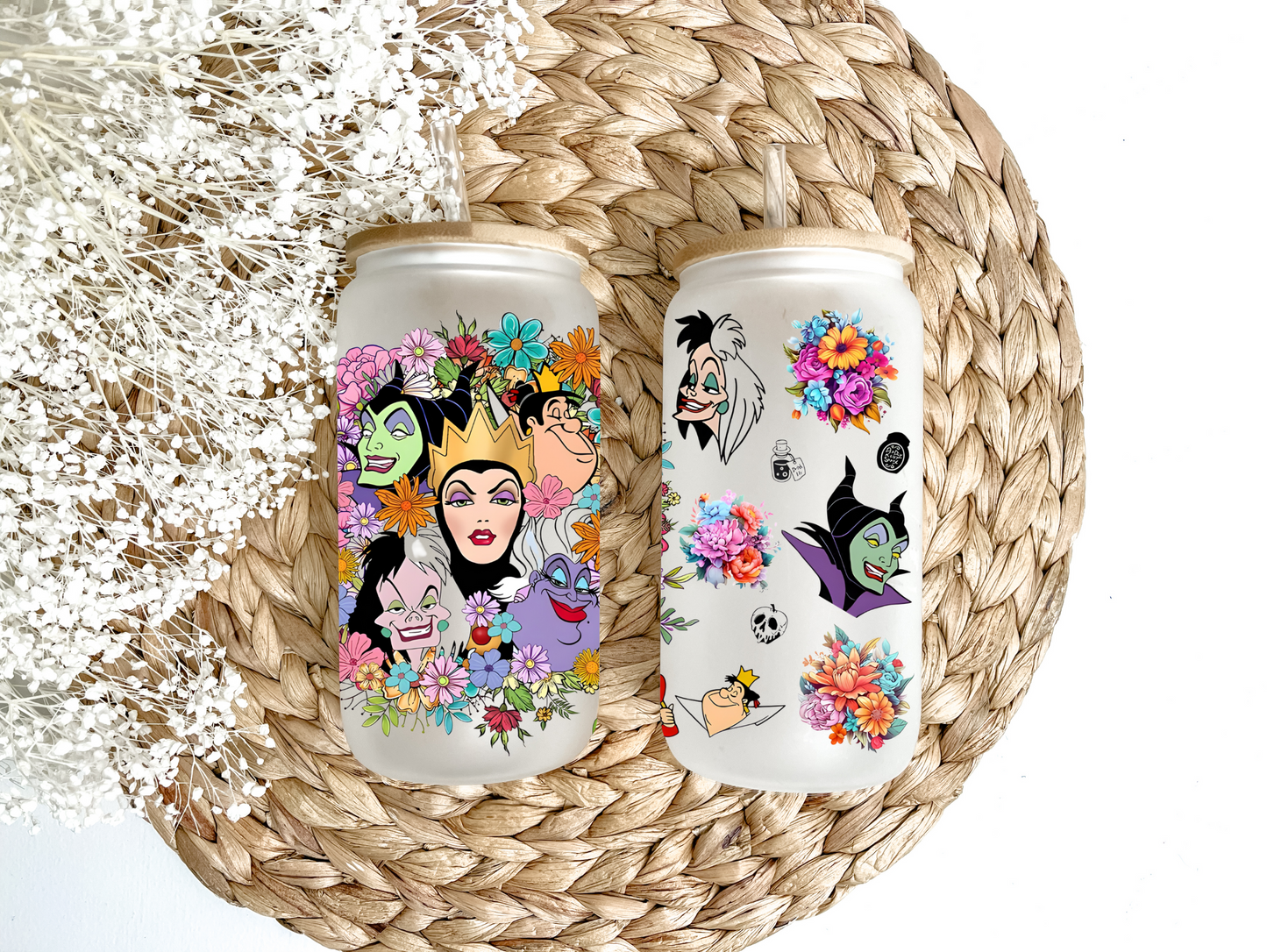 Evil Castle Queens Glass Can Tumbler