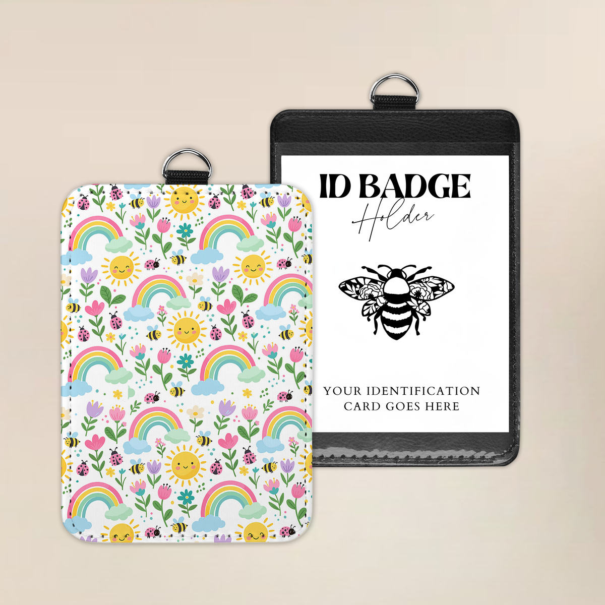 Over The Rainbow Badge Holder