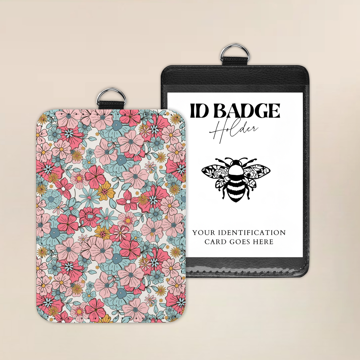 Cottage Garden Dreams Badge Holder