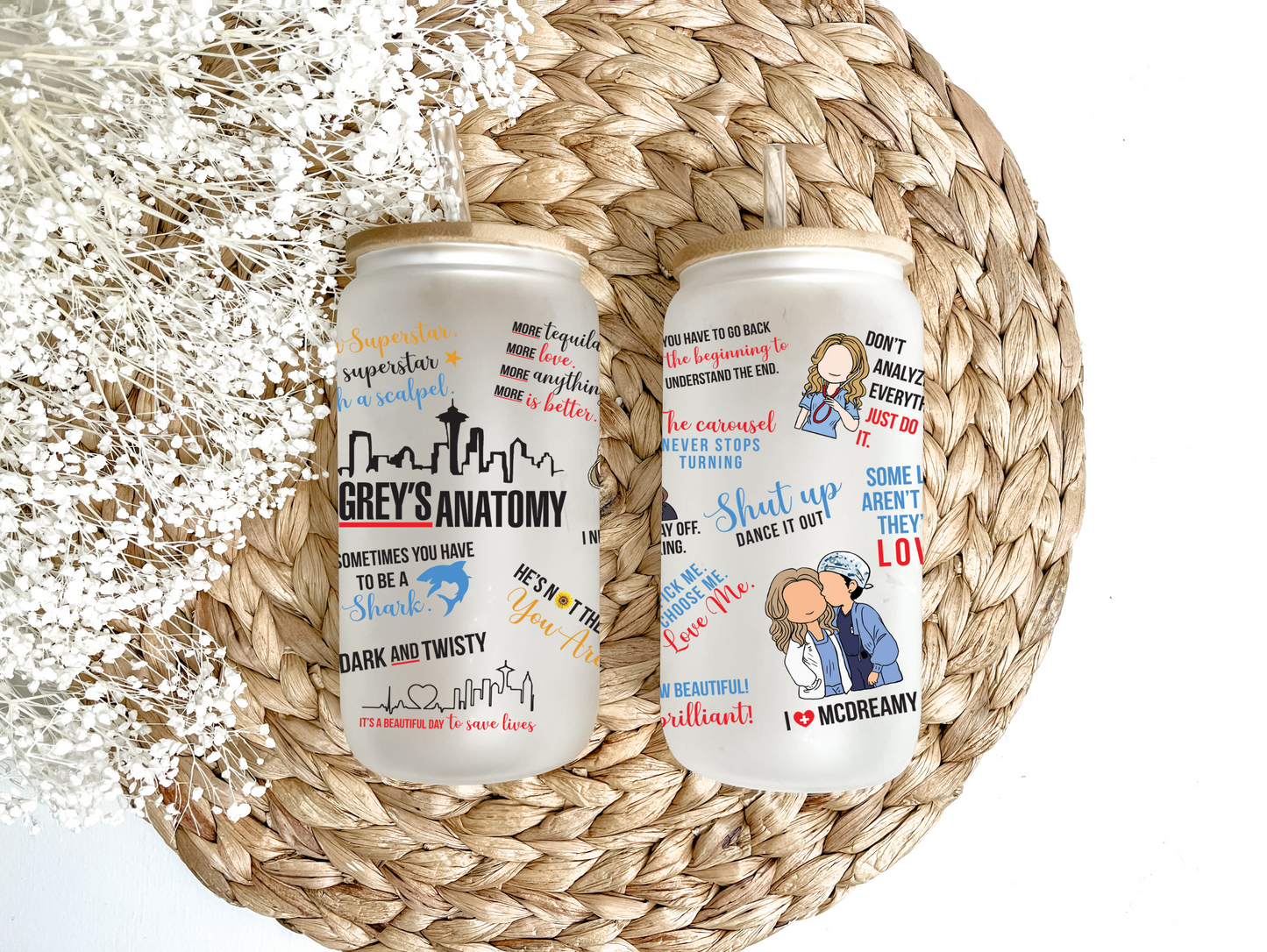 Medical Anatomy Glass Can Tumbler