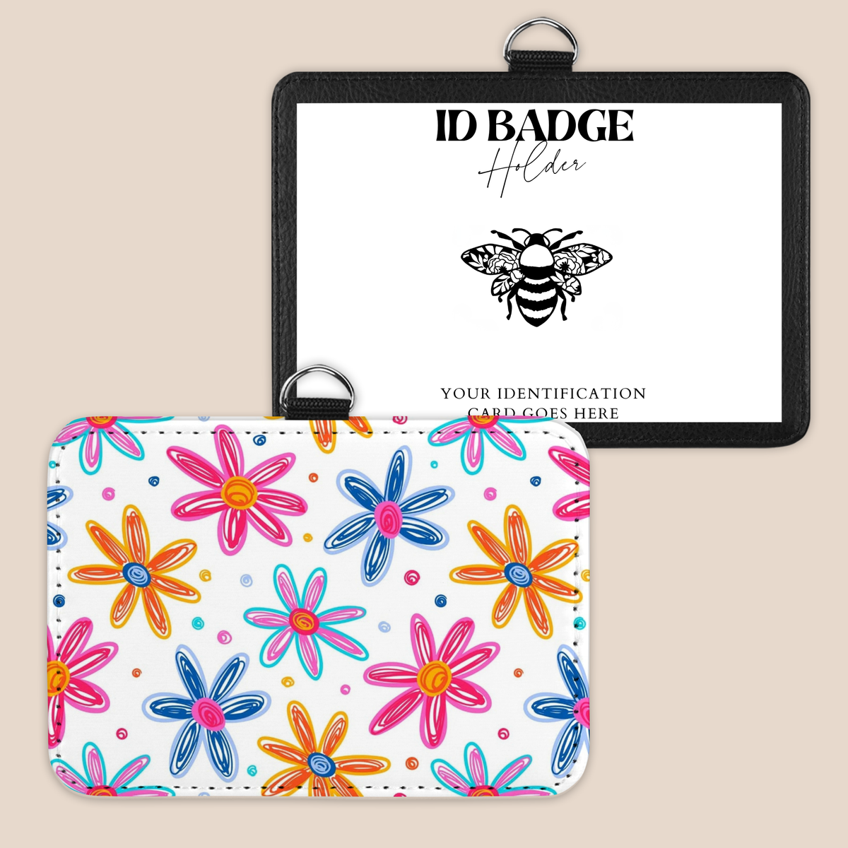 Daisy Doodle Delight Badge Holder