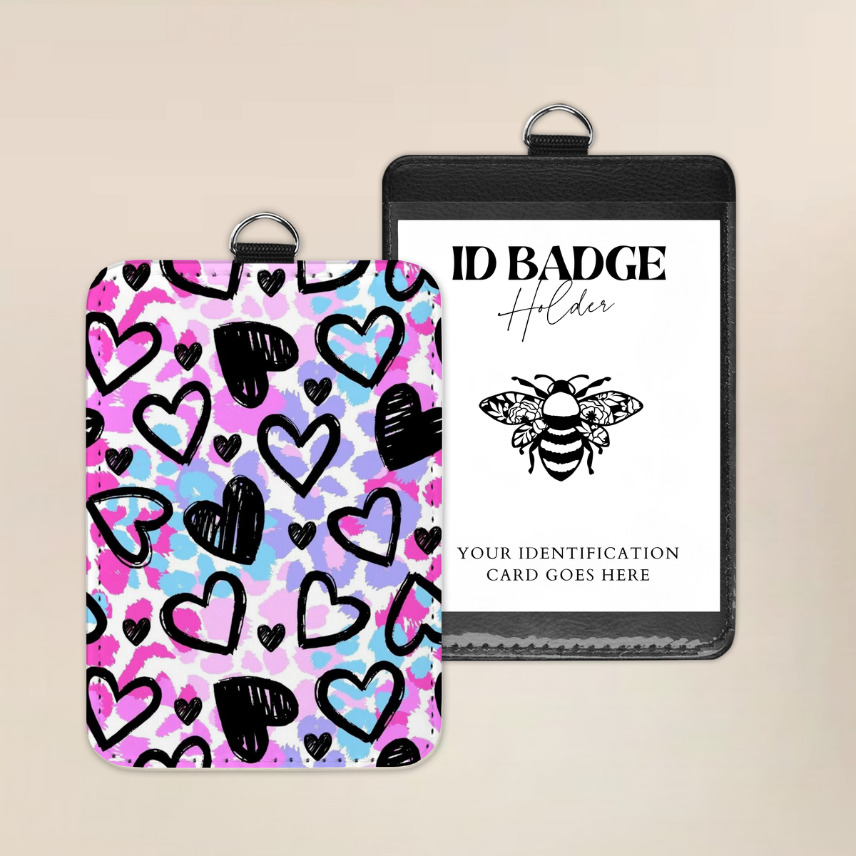 Heartfelt Chaos Badge Holder