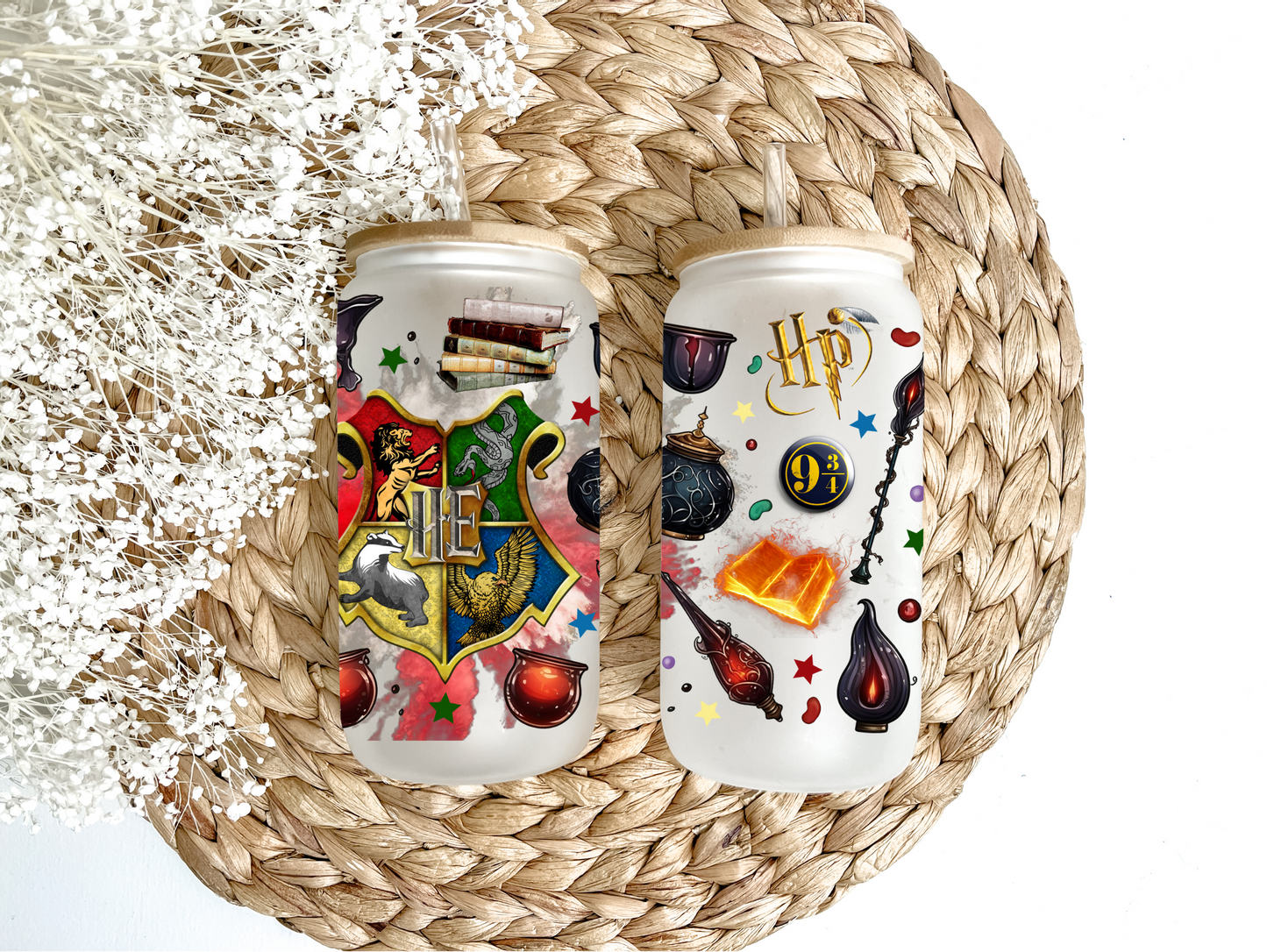 Classic HP Glass Can Tumbler