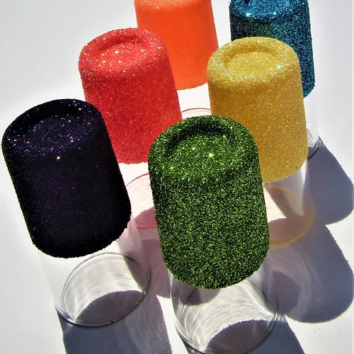 Glitter Dipped Shot Glasses