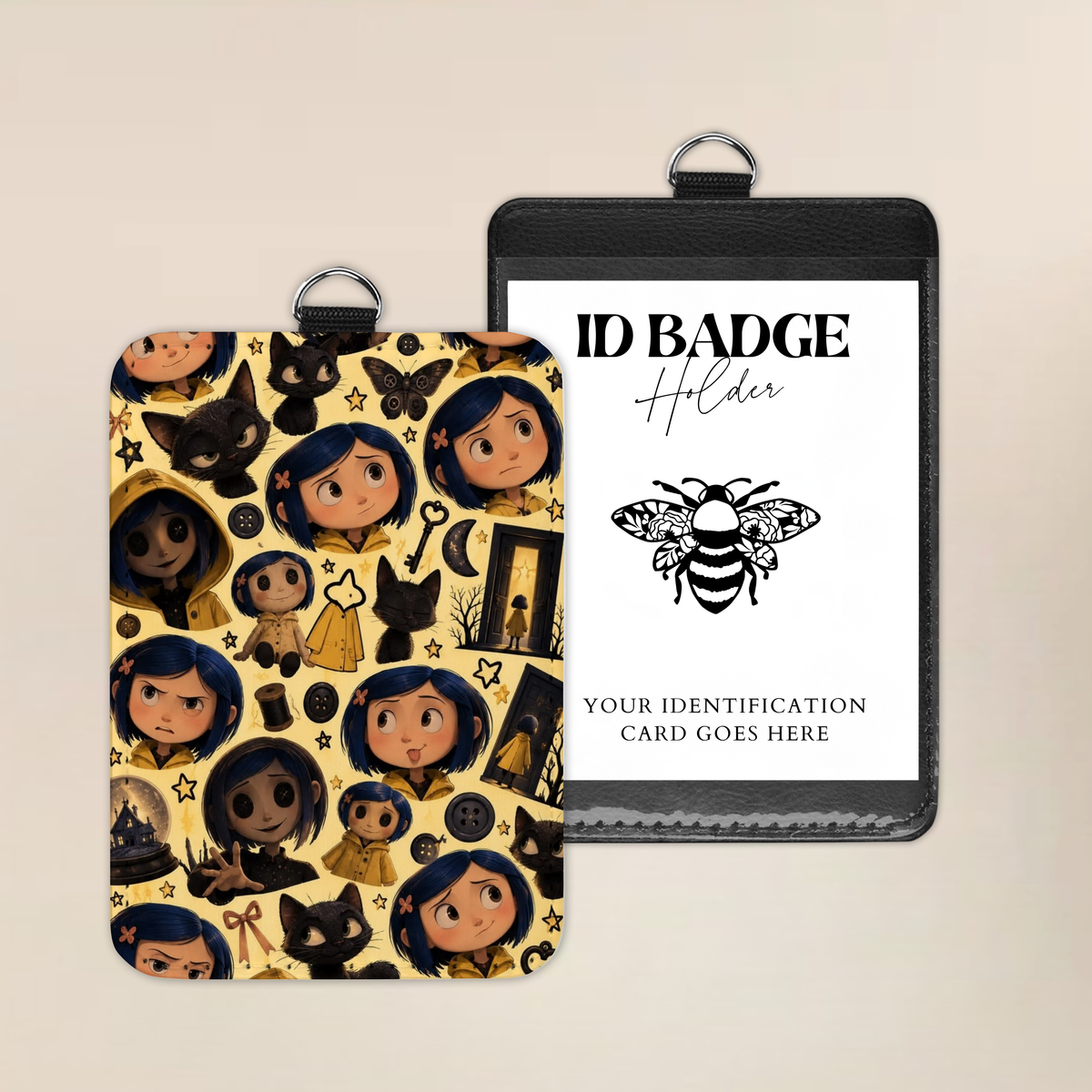Button-Eyed Mystery Badge Holder