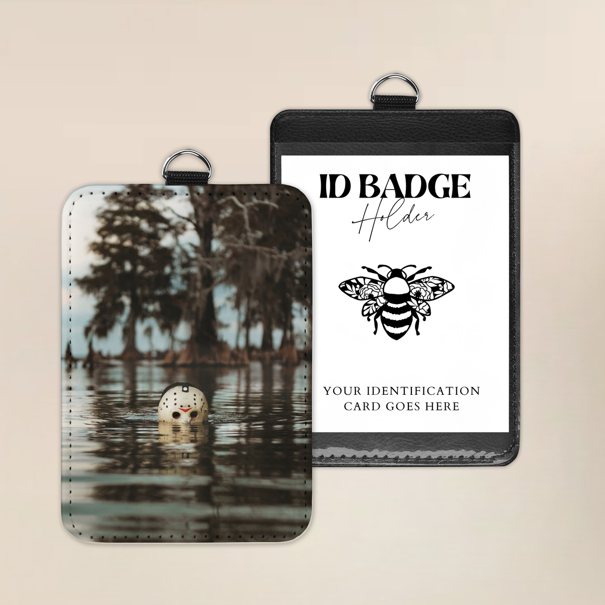 Something Lurks Below Badge Holder
